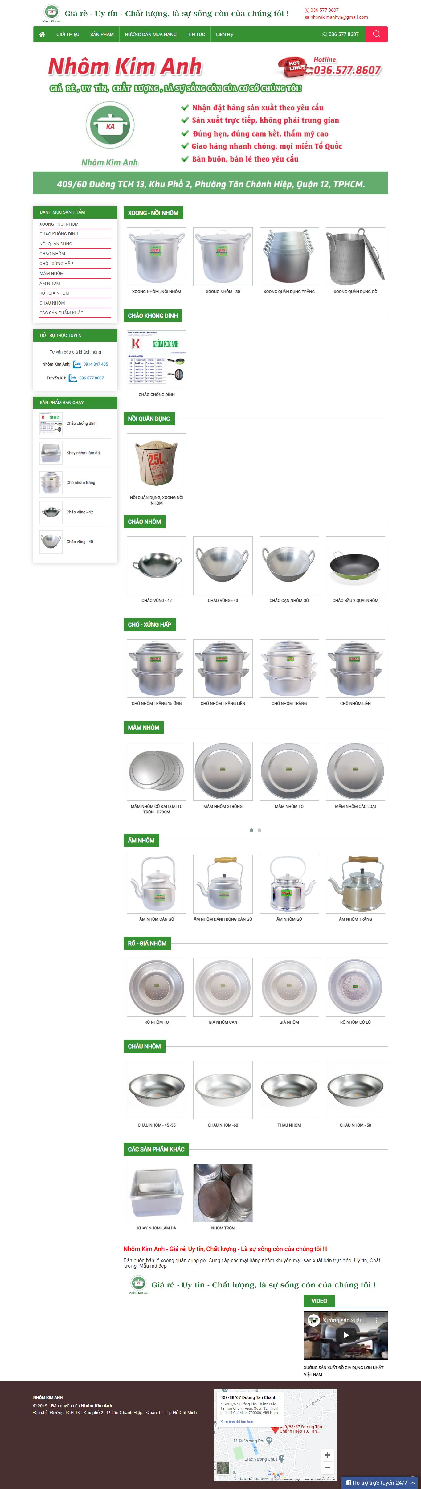 [sunhouse] Thiết kế Website Web đồ gia dụng - nhomkimanhcom