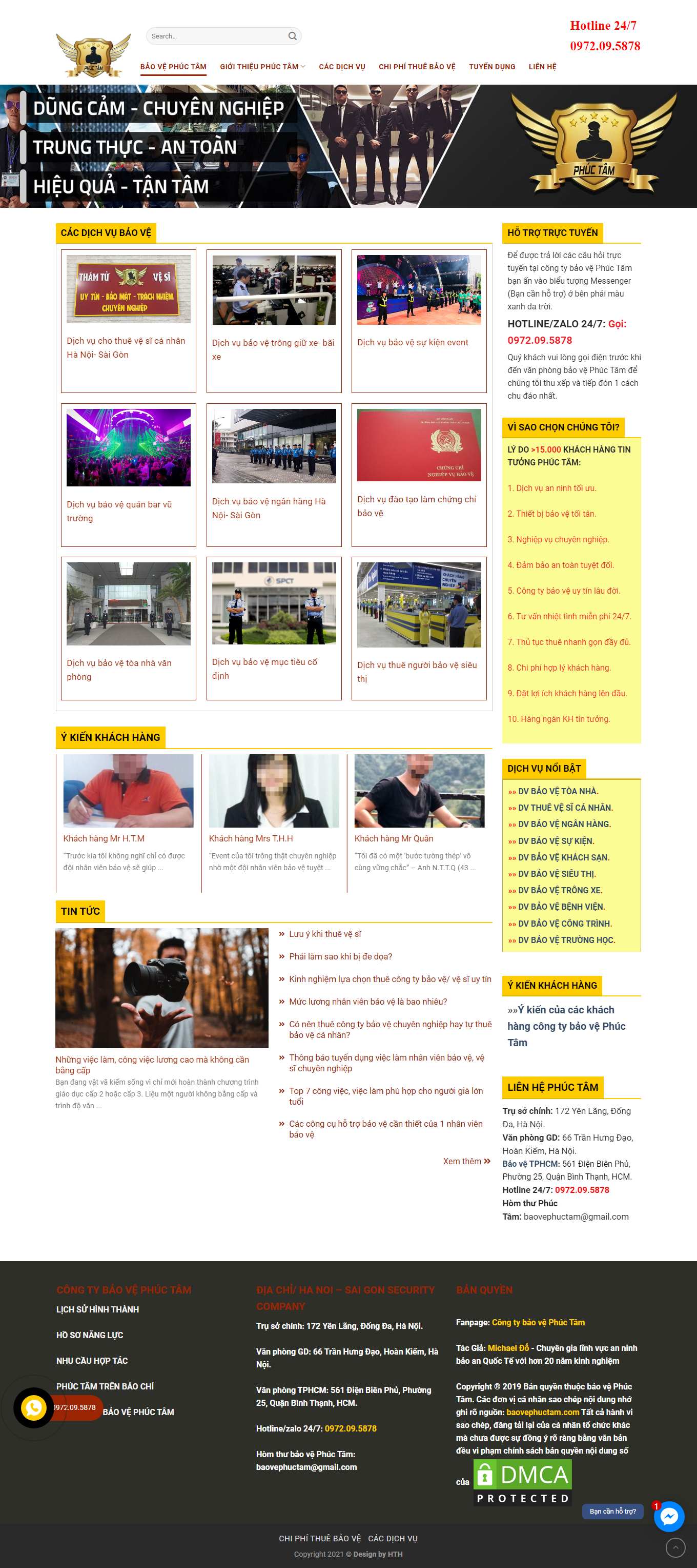 [thangloisecurity] Thiết kế Website Web dịch vụ bảo vệ - baovephuctamcom