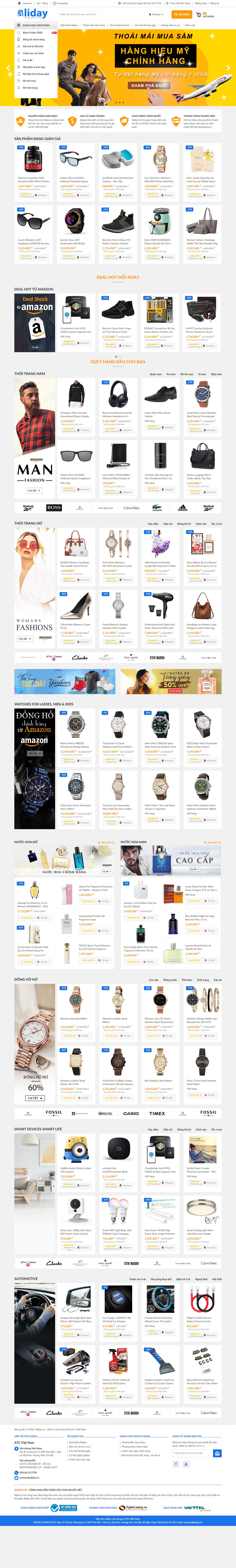 [xanhlo] Thiết kế Website Web order hàng hóa - alidayvn