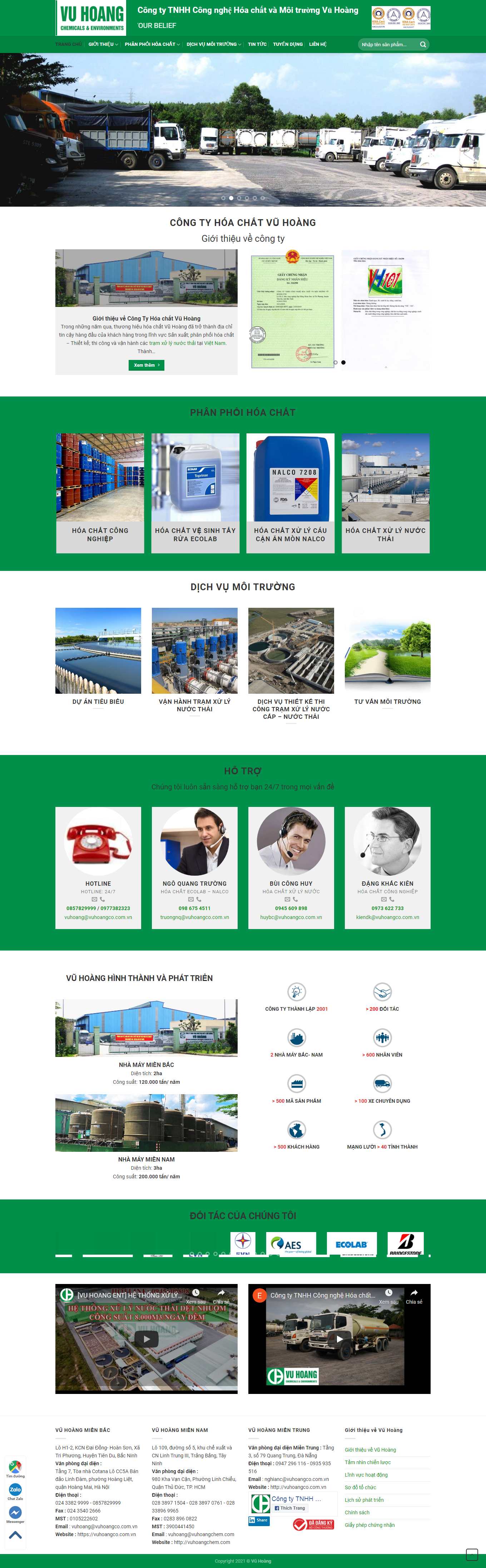 [hoachatcongnghiep] Thiết kế Website Web Hóa Chất Công Nghiệp - vuhoangcocomvn