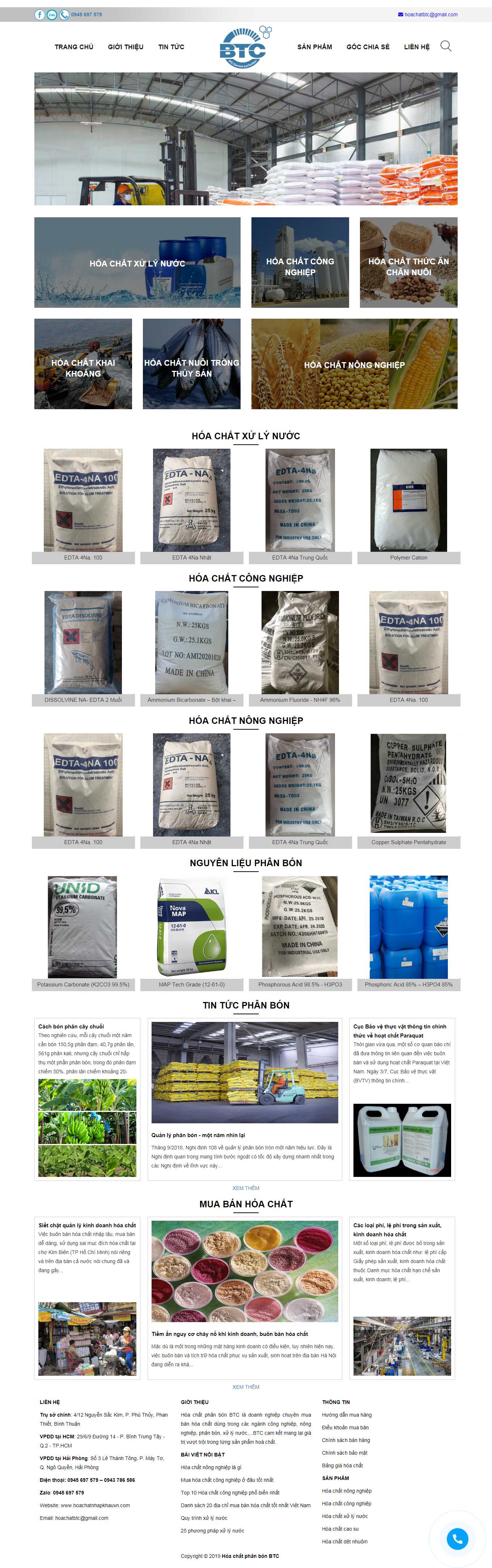 [hoachatcongnghiep] Thiết kế Website Web Hóa Chất Công Nghiệp - hoachatnhapkhauvncom