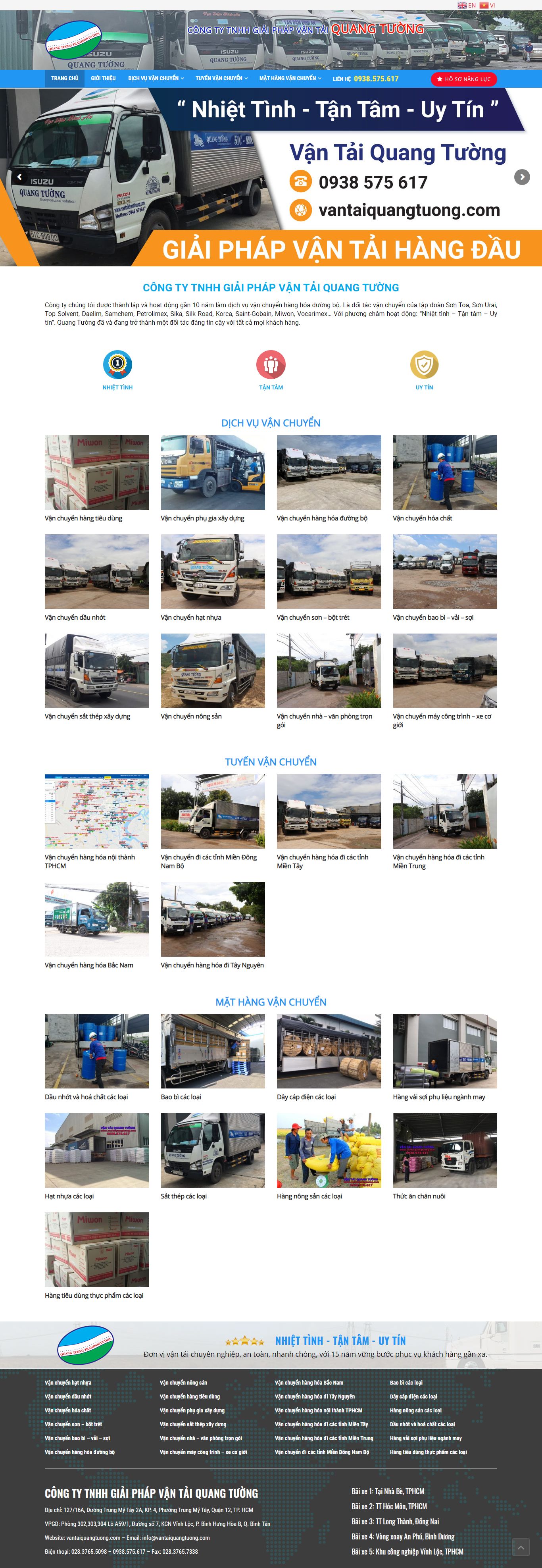 [nadudesign] Thiết kế Website Web Hà Nội - vantaiquangtuongcom