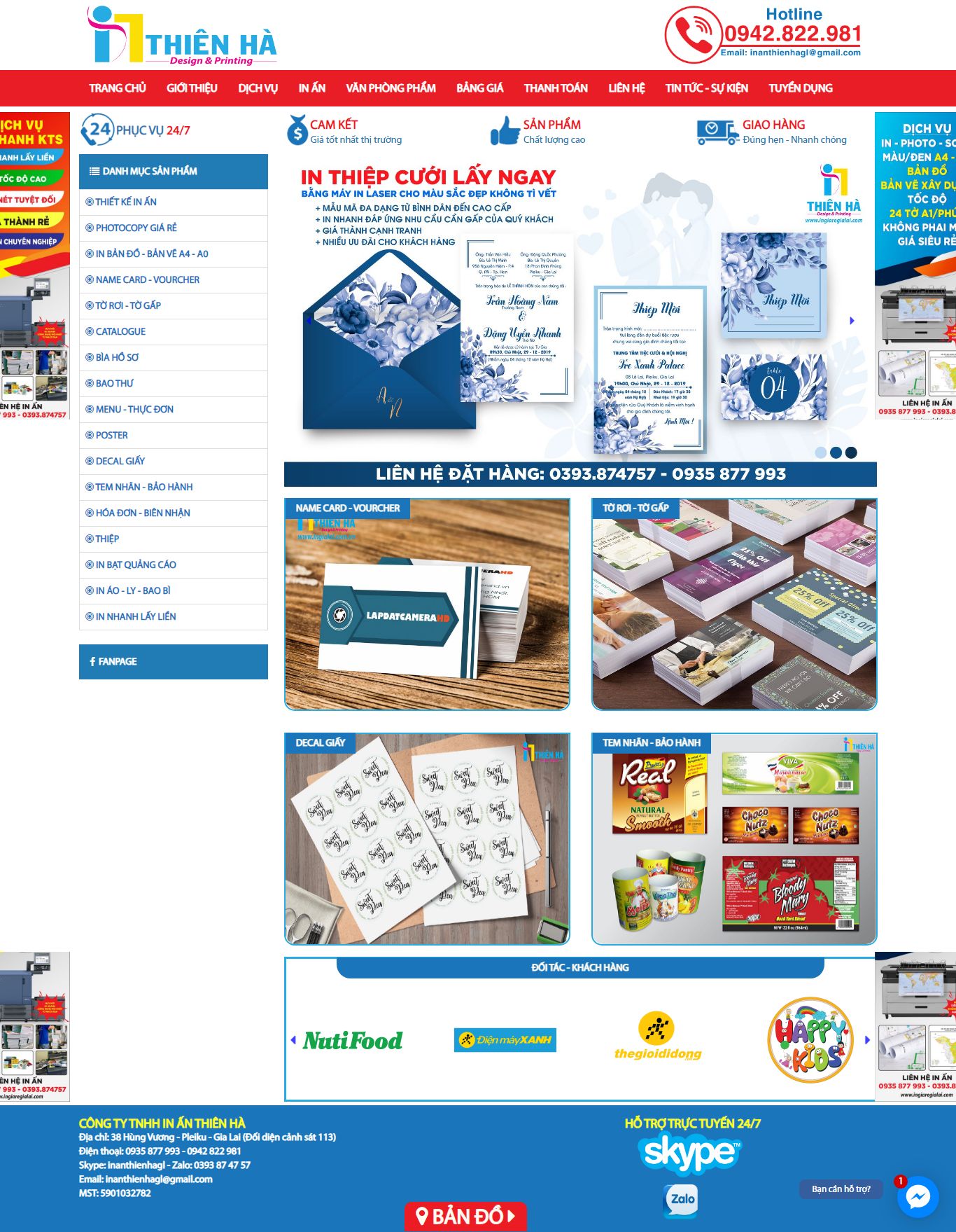 [intanhathanh] Thiết kế Website Web công ty in ấn - wwwingialaicomvn