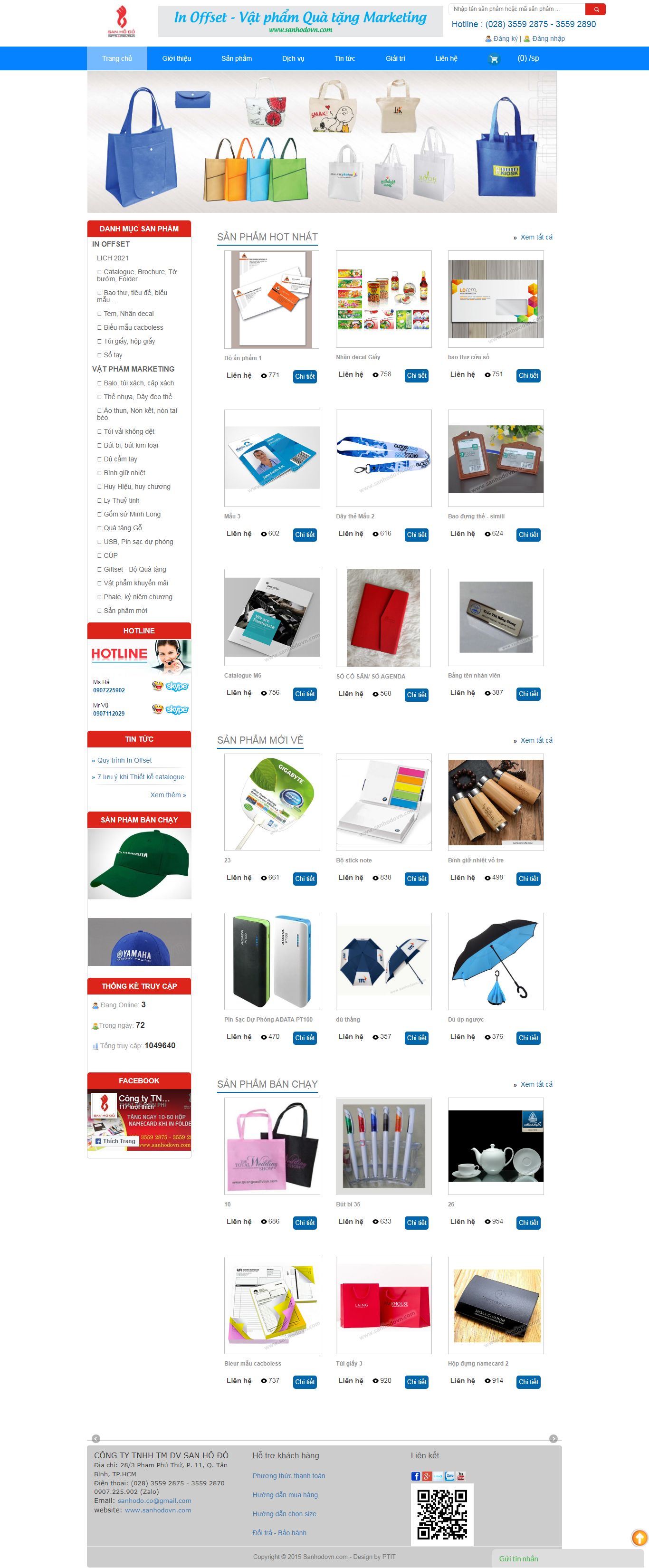 [intanhathanh] Thiết kế Website Web công ty in ấn - wwwsanhodovncom