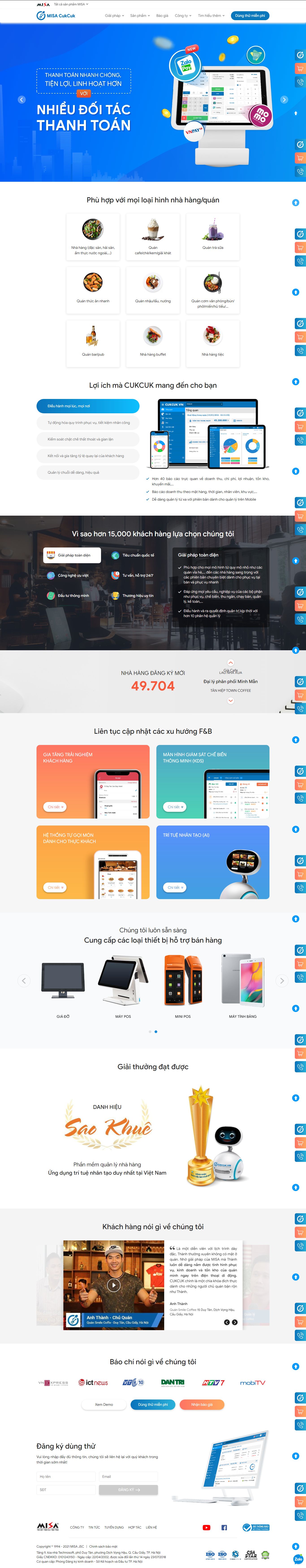 [phanmemmipee] Thiết kế Website Web bán hàng online - wwwcukcukvn