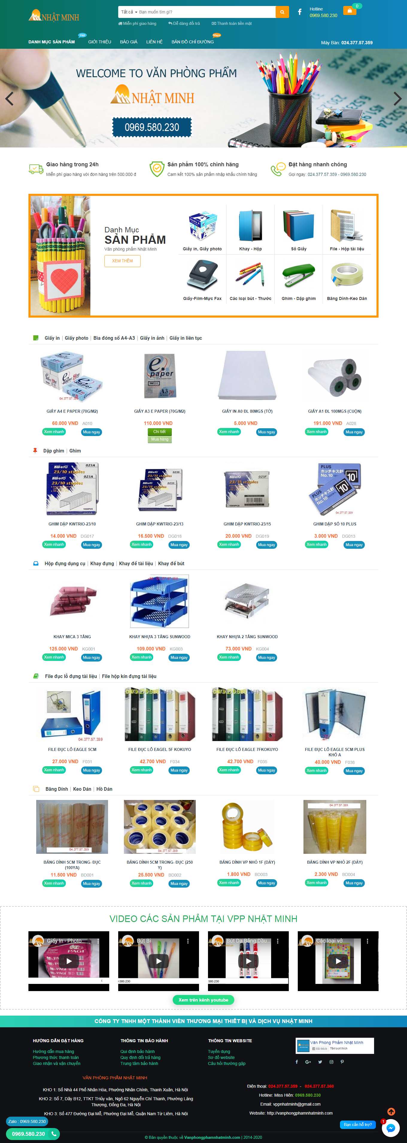 [fahasa] Thiết kế Website Web văn phòng phẩm đẹp - wwwvanphongphamnhatminhcom