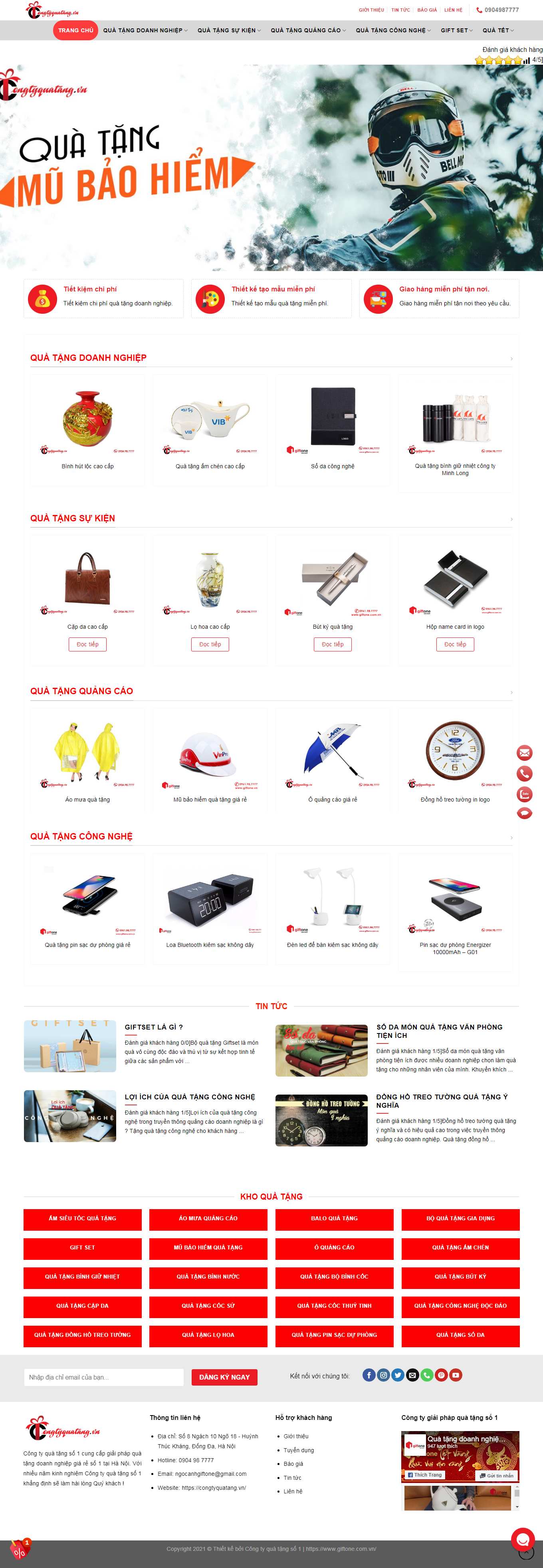 [quatetsaigon] Thiết kế Website Web hàng tết - congtyquatangvn