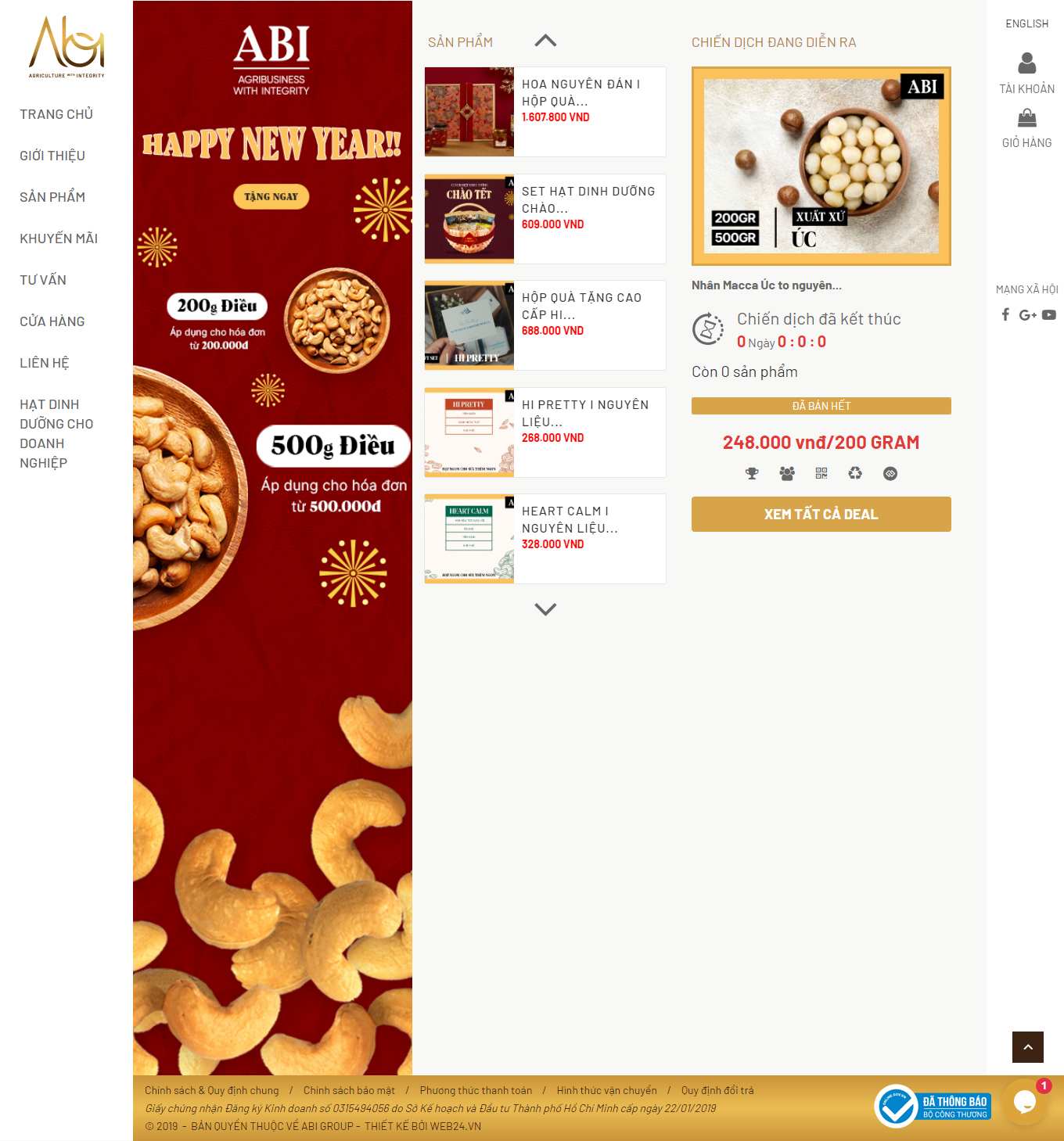 [quatetsaigon] Thiết kế Website Web hàng tết - abi-nowcom