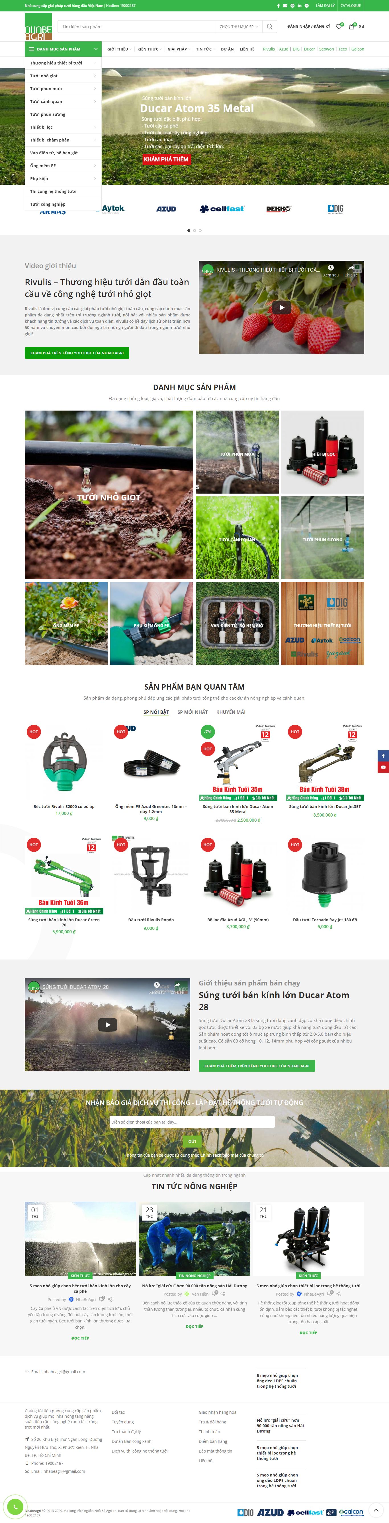 [nongnghiep] Thiết kế Website Web Nông nghiệp - nhabeagricom