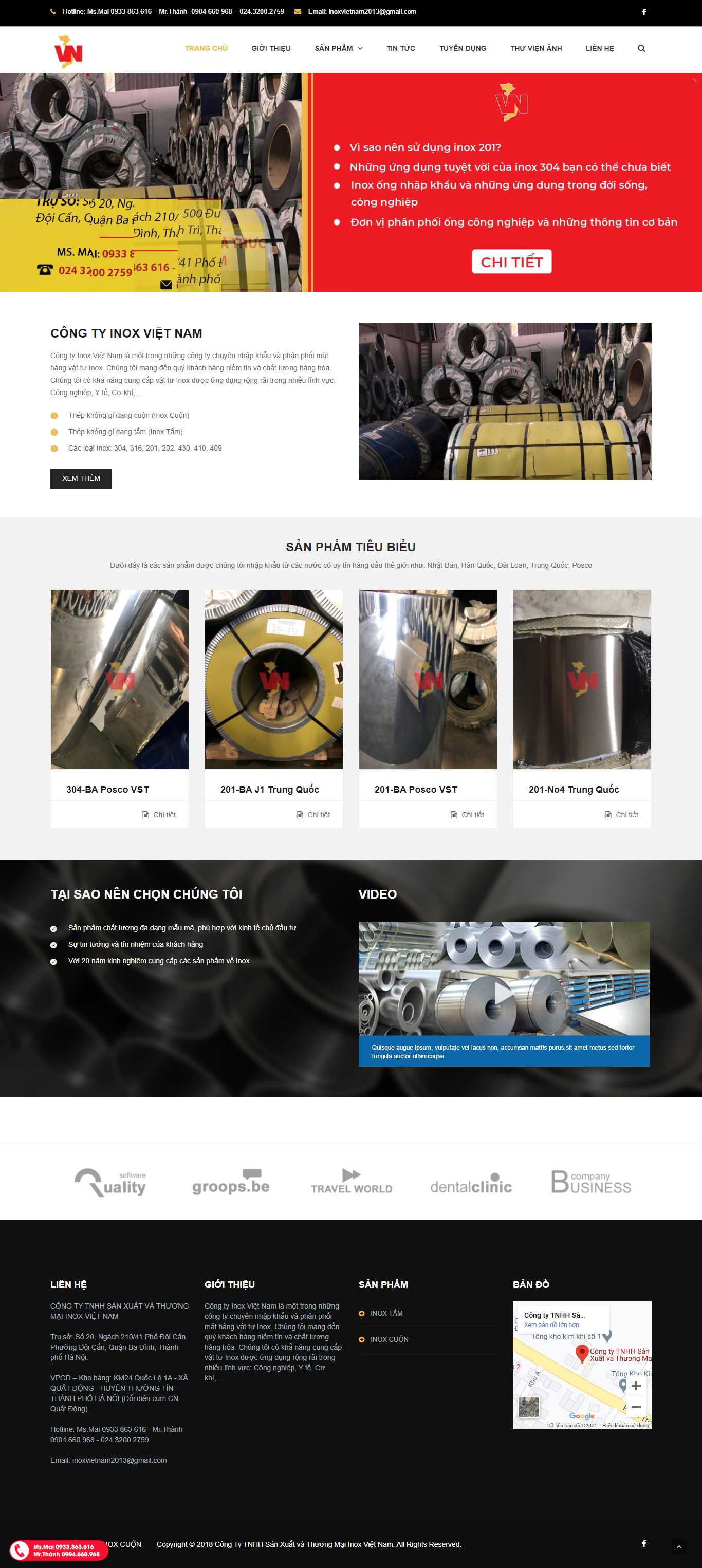 [osatavn] Thiết kế Website Web inox - phanphoiinoxcom