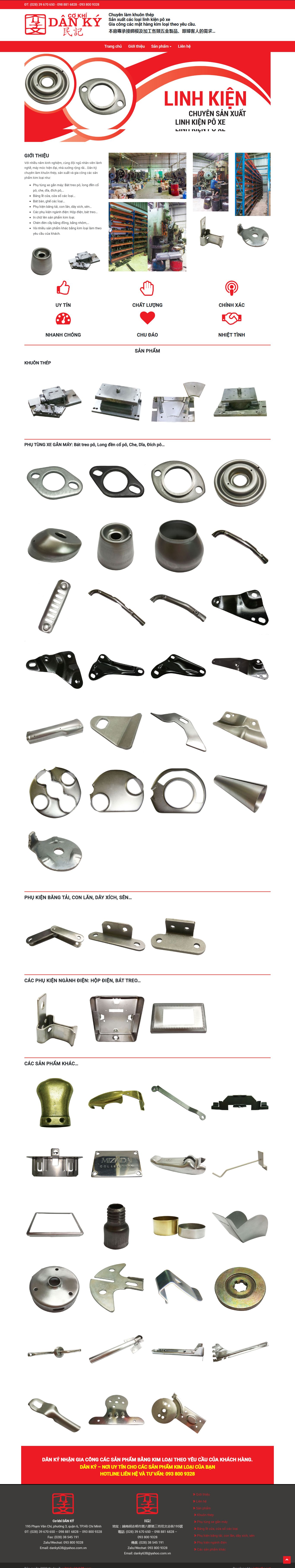 [haihoangphat] Thiết kế Website Web cơ khí - cokhidanky638com