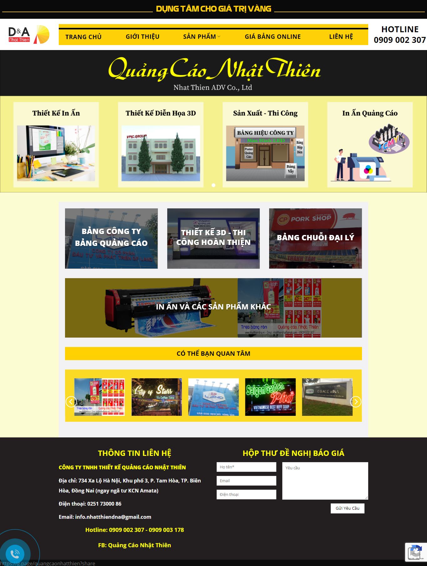 [tvthanoi] Thiết kế Website Web quảng cáo - nhatthiendnavn