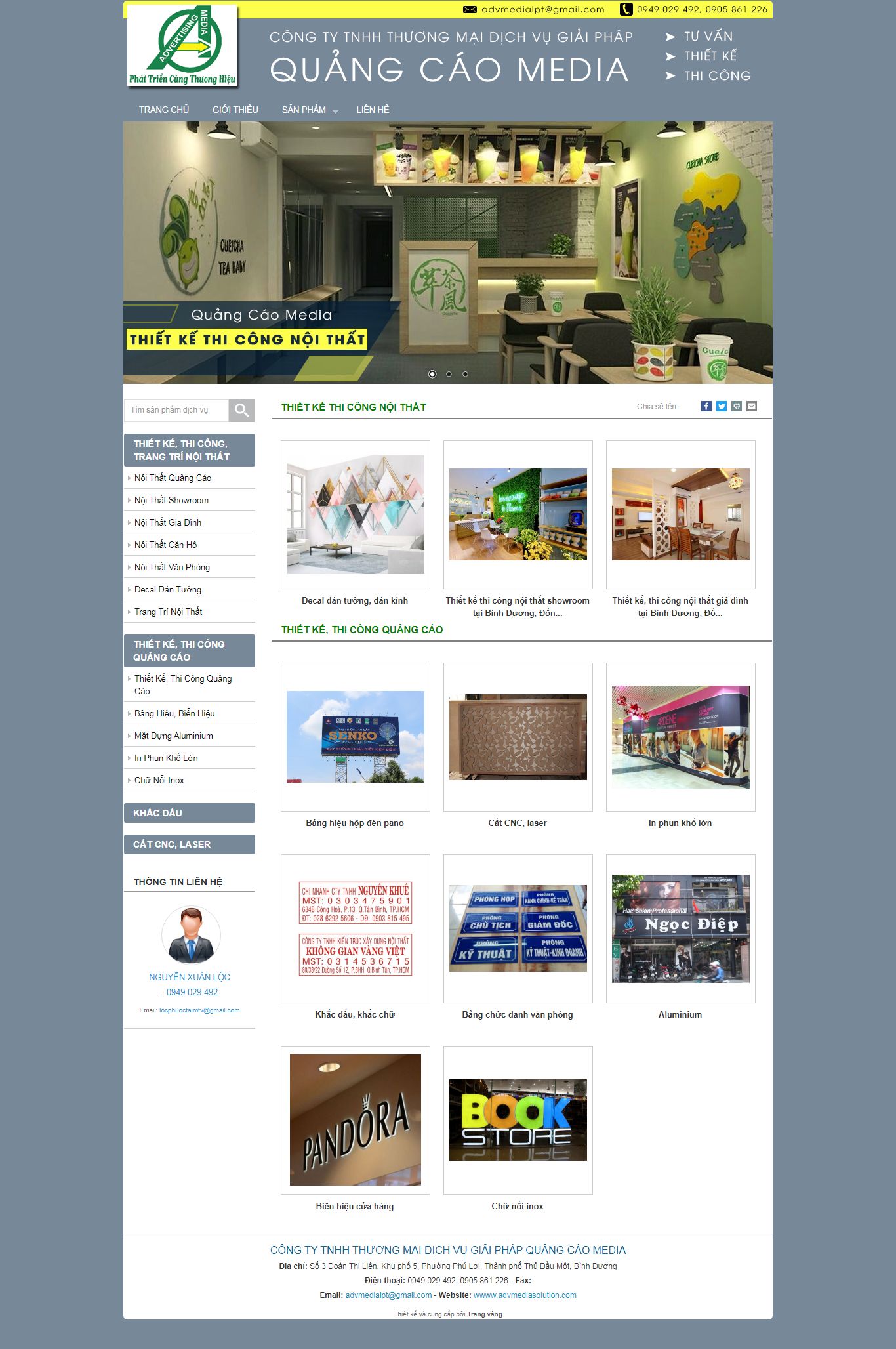 [tvthanoi] Thiết kế Website Web quảng cáo - advmediasolutioncom