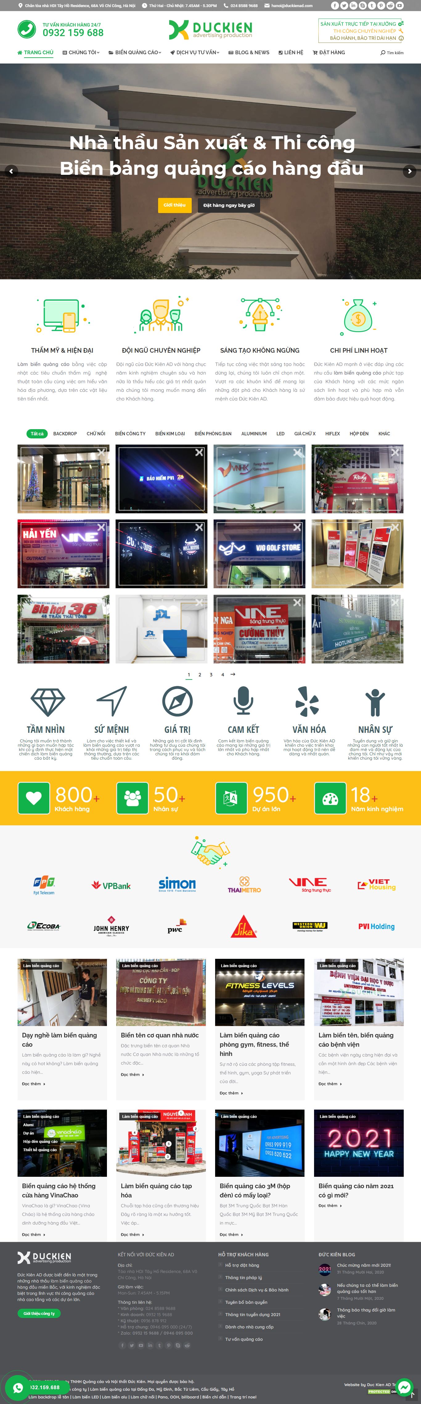 [bienquangcao89] Thiết kế Website Web chuẩn seo google - duckienadcom