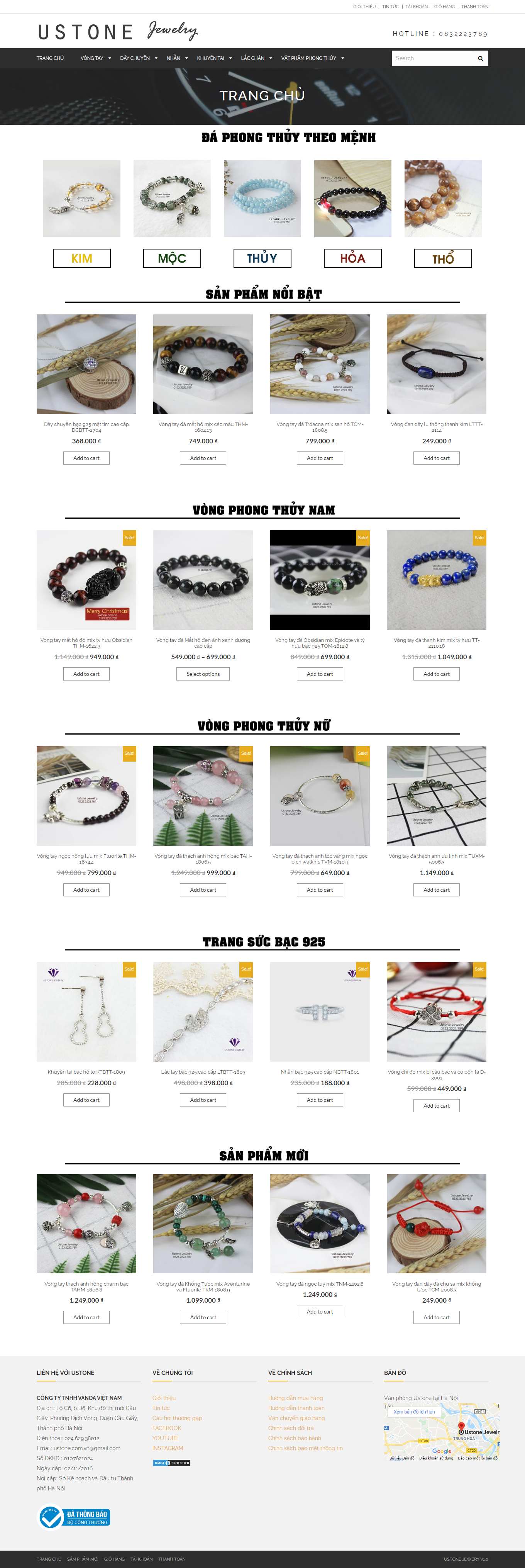 [amejewellery] Thiết kế Website web vàng bạc - ustonecomvn