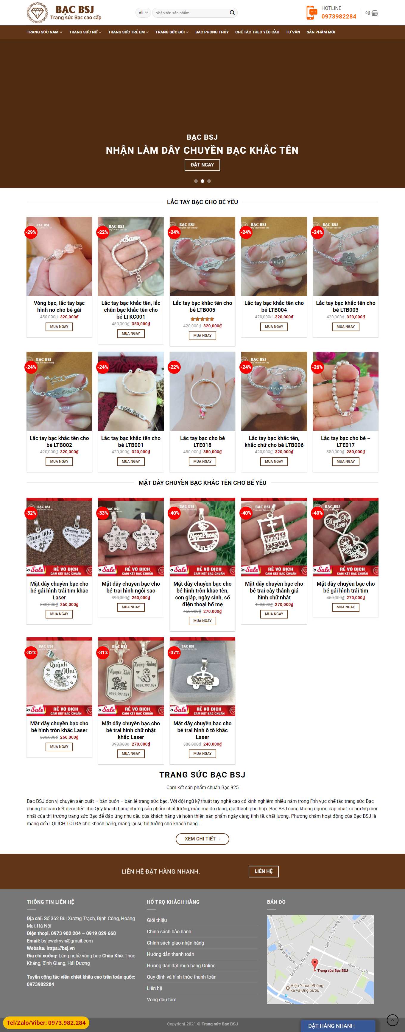 [pranda] Thiết kế Website web trang sức đẹp - bsjvn