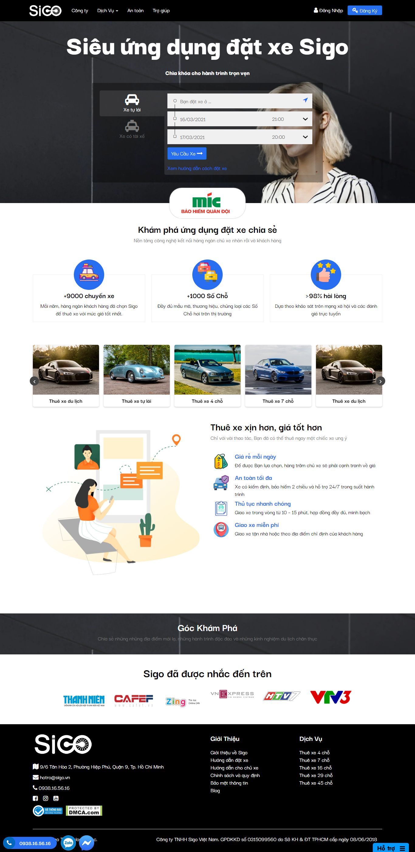 [wildlotustravel] Thiết kế Website Web du lịch - sigovn