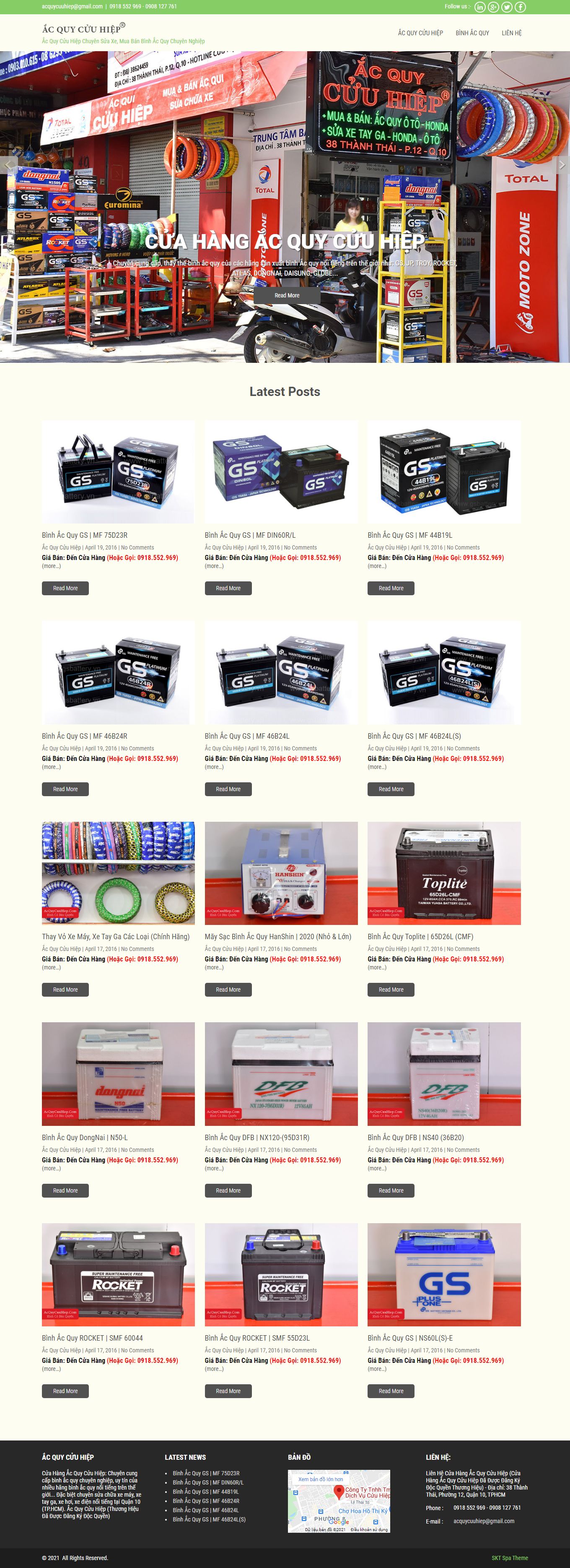 [acquybachlong] Thiết kế Website web ắc quy - wwwacquycuuhiepcom