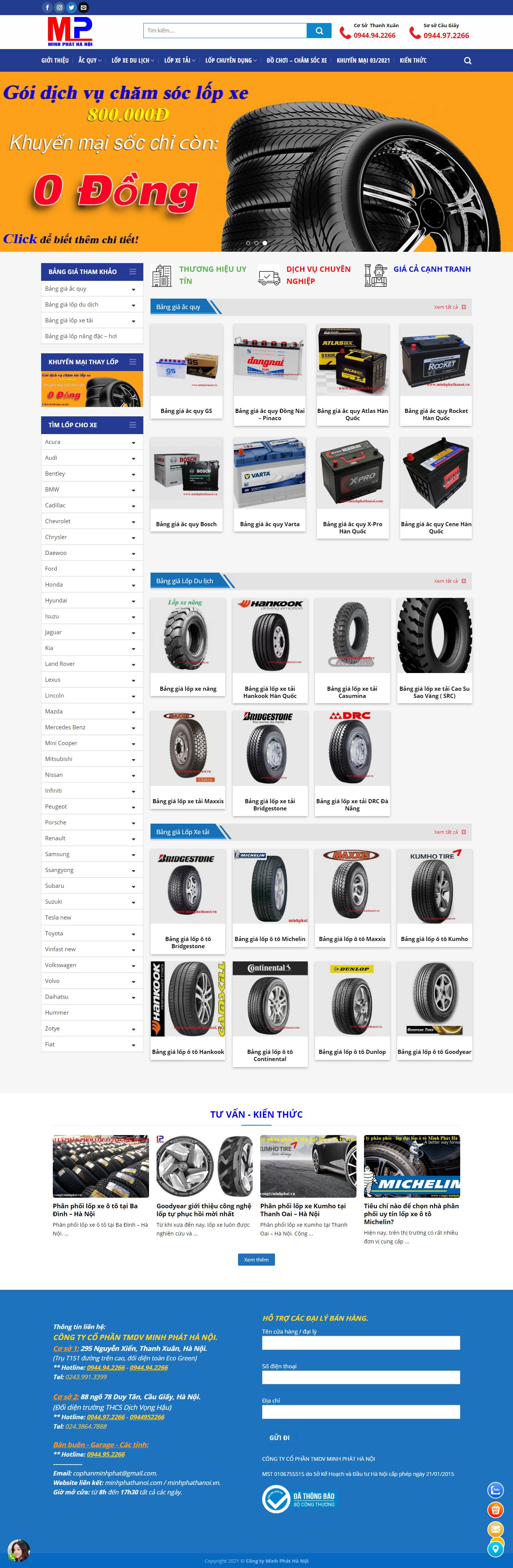 [acquybachlong] Thiết kế Website web ắc quy - congtyminhphatvn