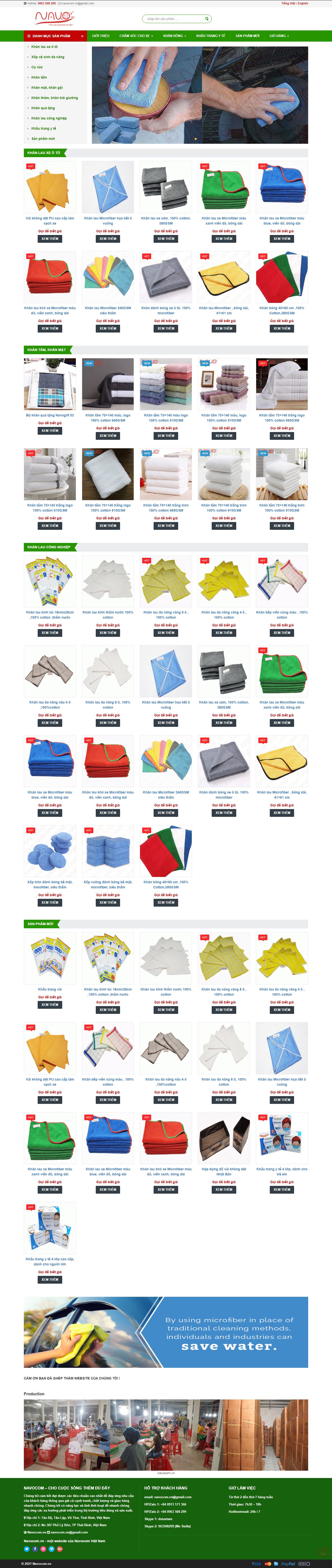 [daidongtien] Thiết kế Website Web đồ gia dụng - navocomvn