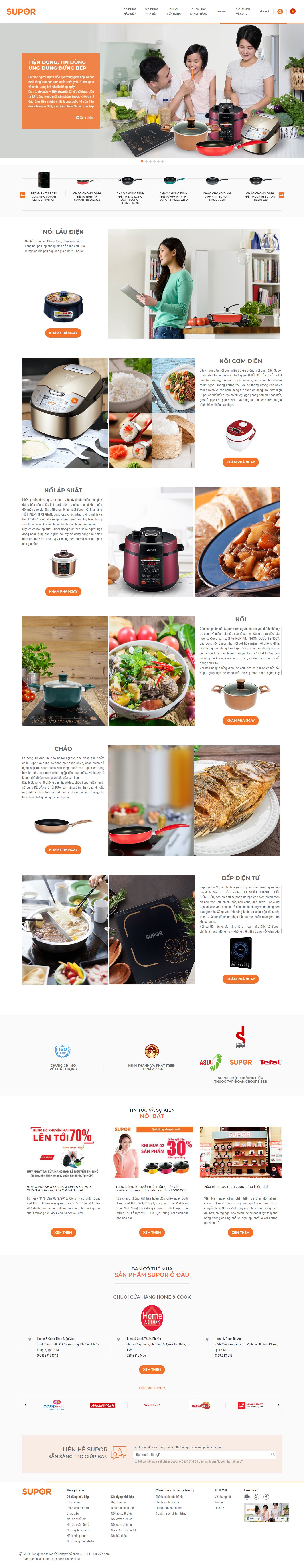 [daidongtien] Thiết kế Website Web đồ gia dụng - suporcomvn