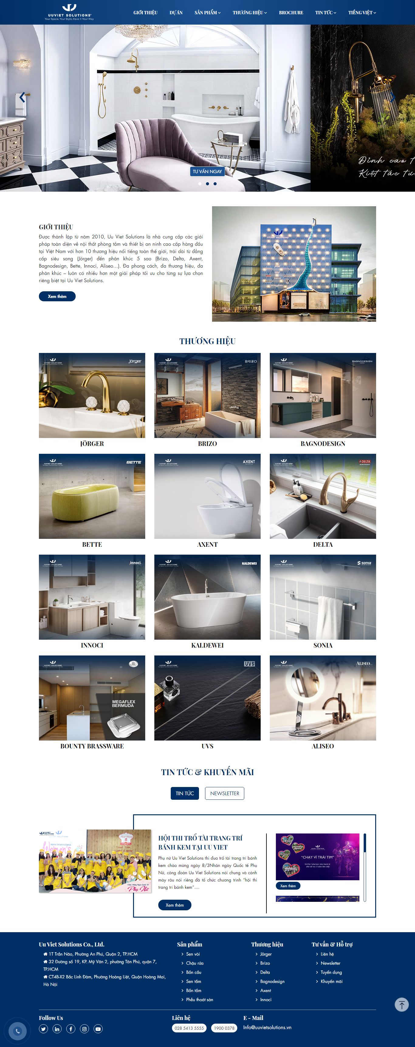 [hyundaebidet] Thiết kế Website Web thiết bị vệ sinh - wwwuuvietsolutionsvn