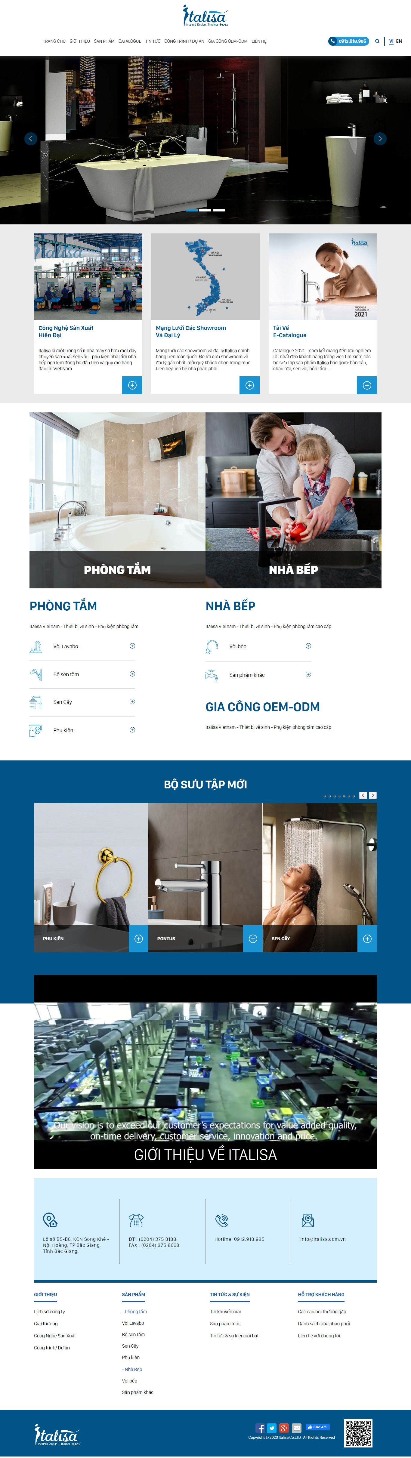 [hyundaebidet] Thiết kế Website Web thiết bị vệ sinh - italisavn