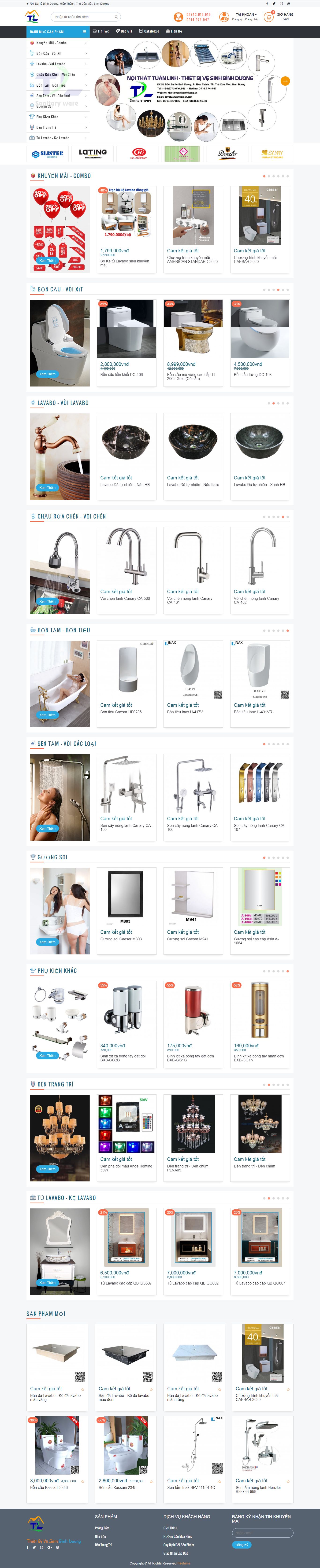 [hyundaebidet] Thiết kế Website Web thiết bị vệ sinh - thietbivesinhbinhduongvn