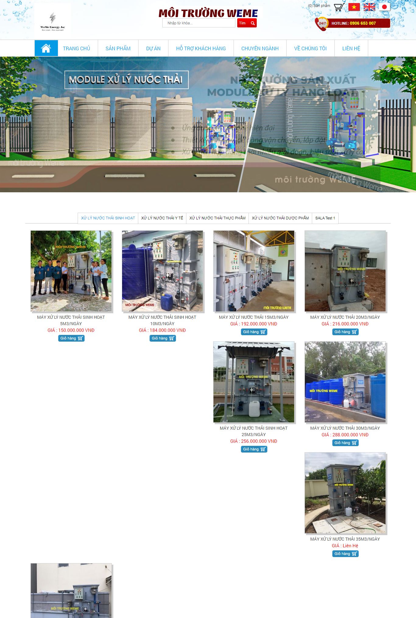 [vea] Thiết kế Website Web môi trường - wwwwemecomvn