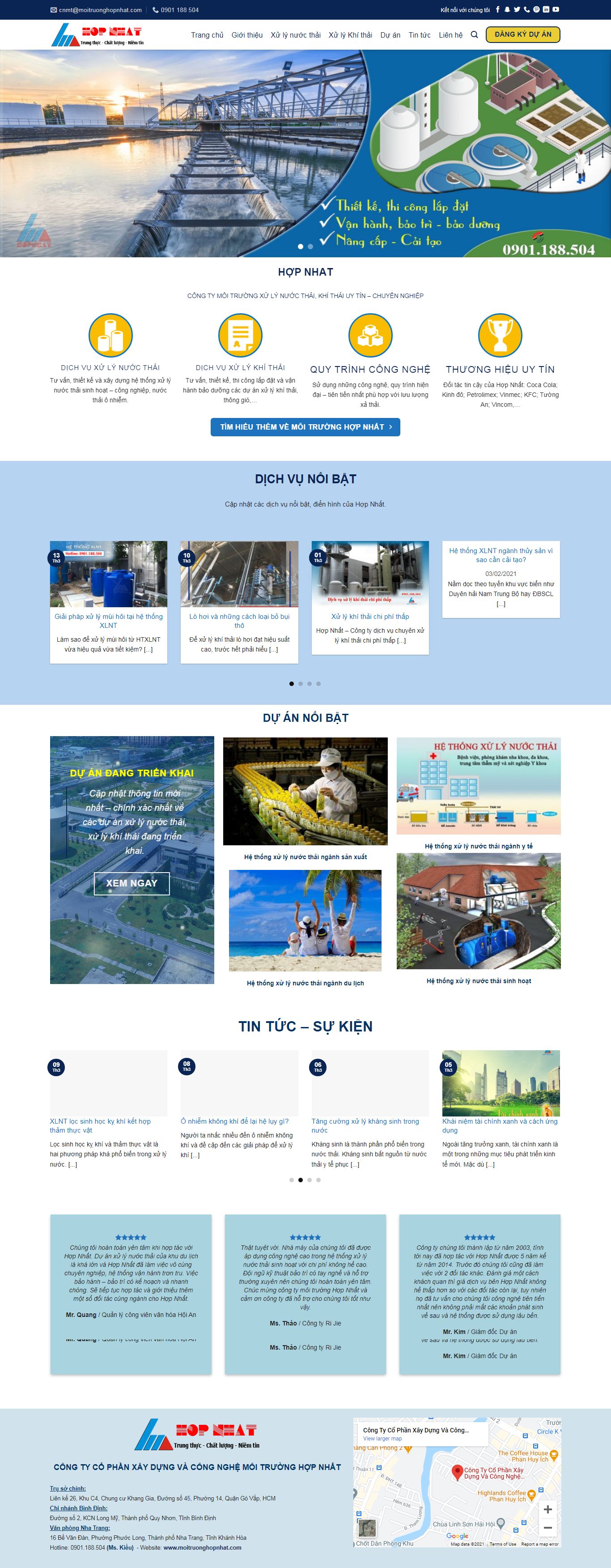 [vea] Thiết kế Website Web môi trường - hethongxulynuocthaiorg