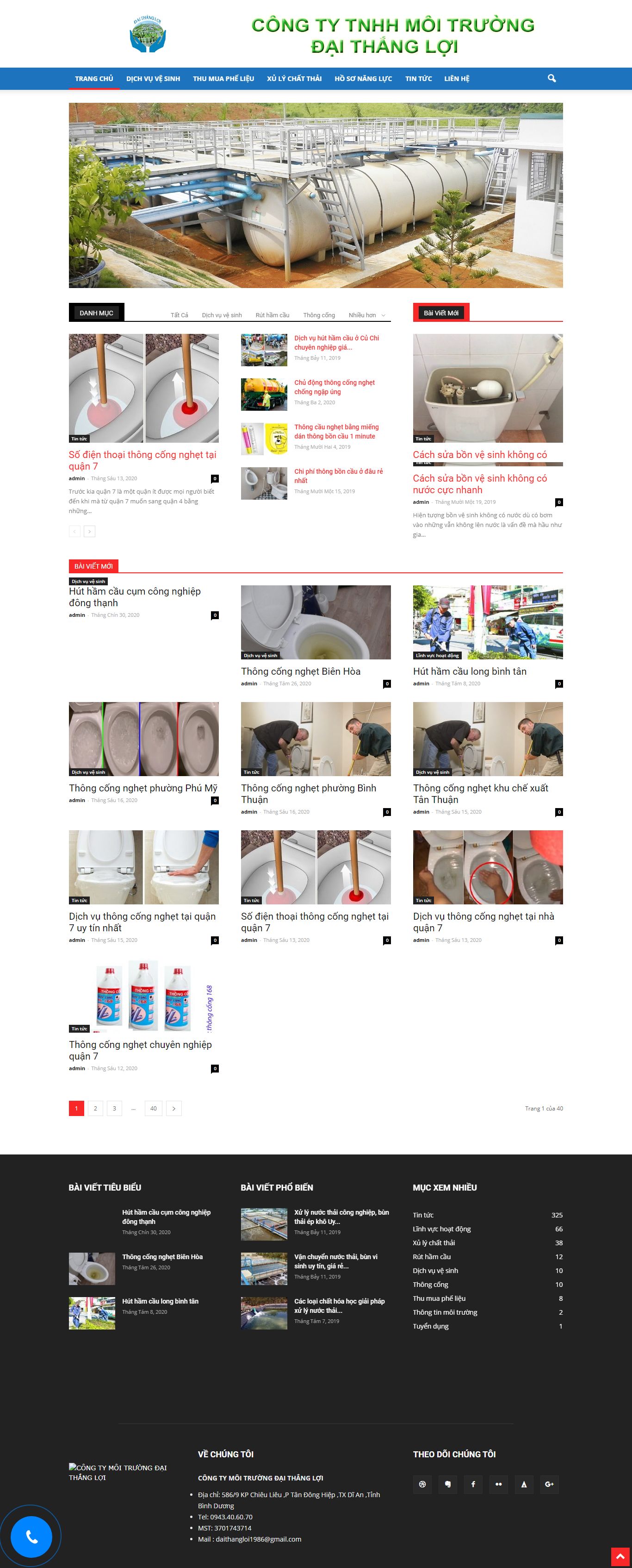 [vea] Thiết kế Website Web môi trường - moitruongsachorg