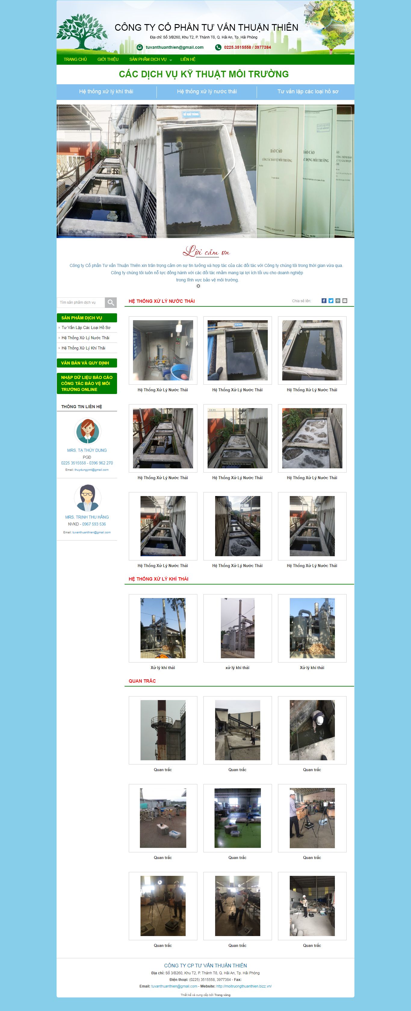 [vea] Thiết kế Website Web môi trường - moitruongthuanthienbizzvn