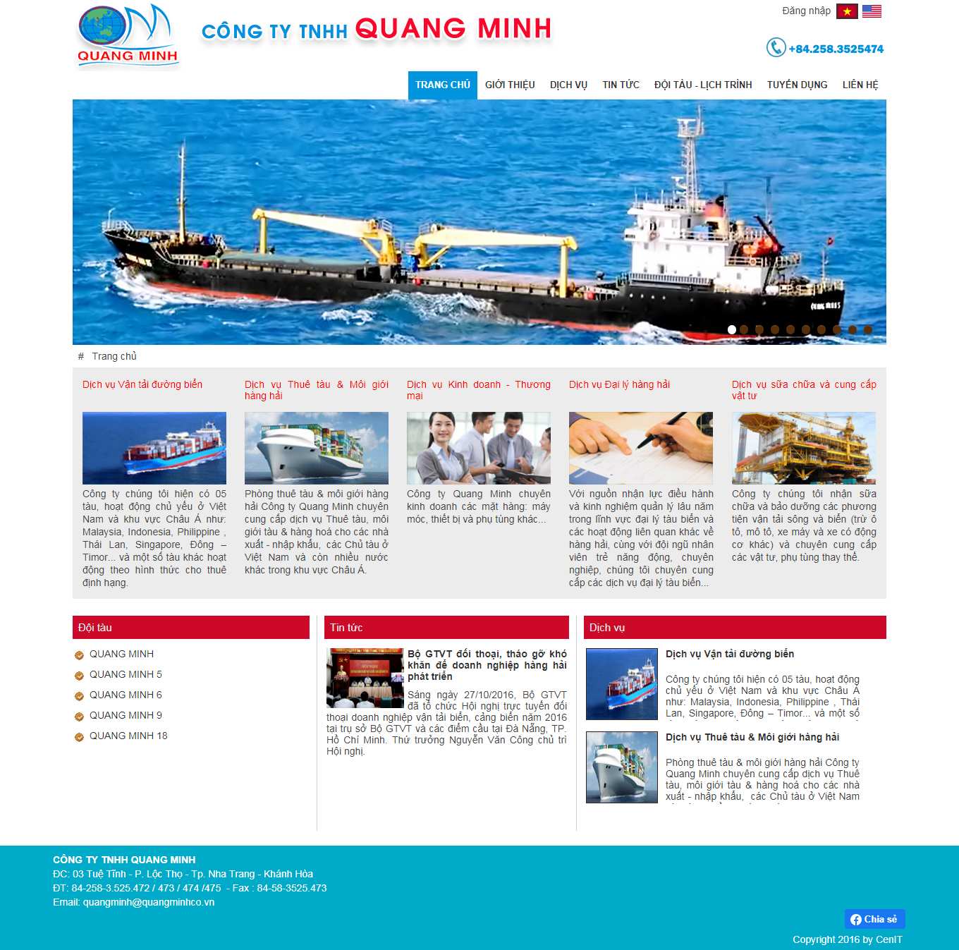 [pilotco2] Thiết kế Website web hàng hải - quangminhcovn