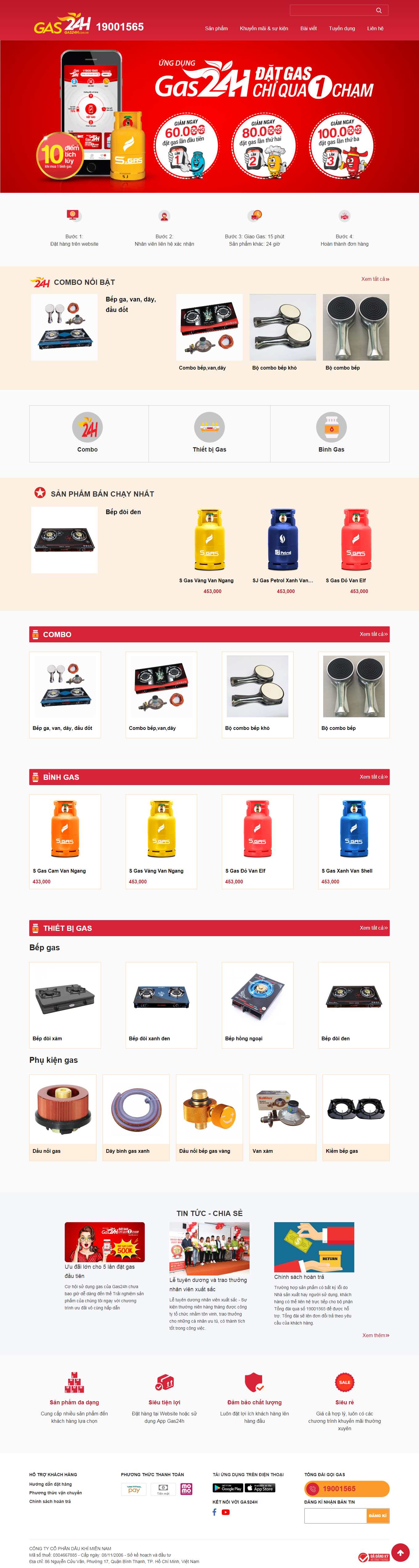 [bepgashathanh] Thiết kế Website web giao ga - wwwgas24hcomvn