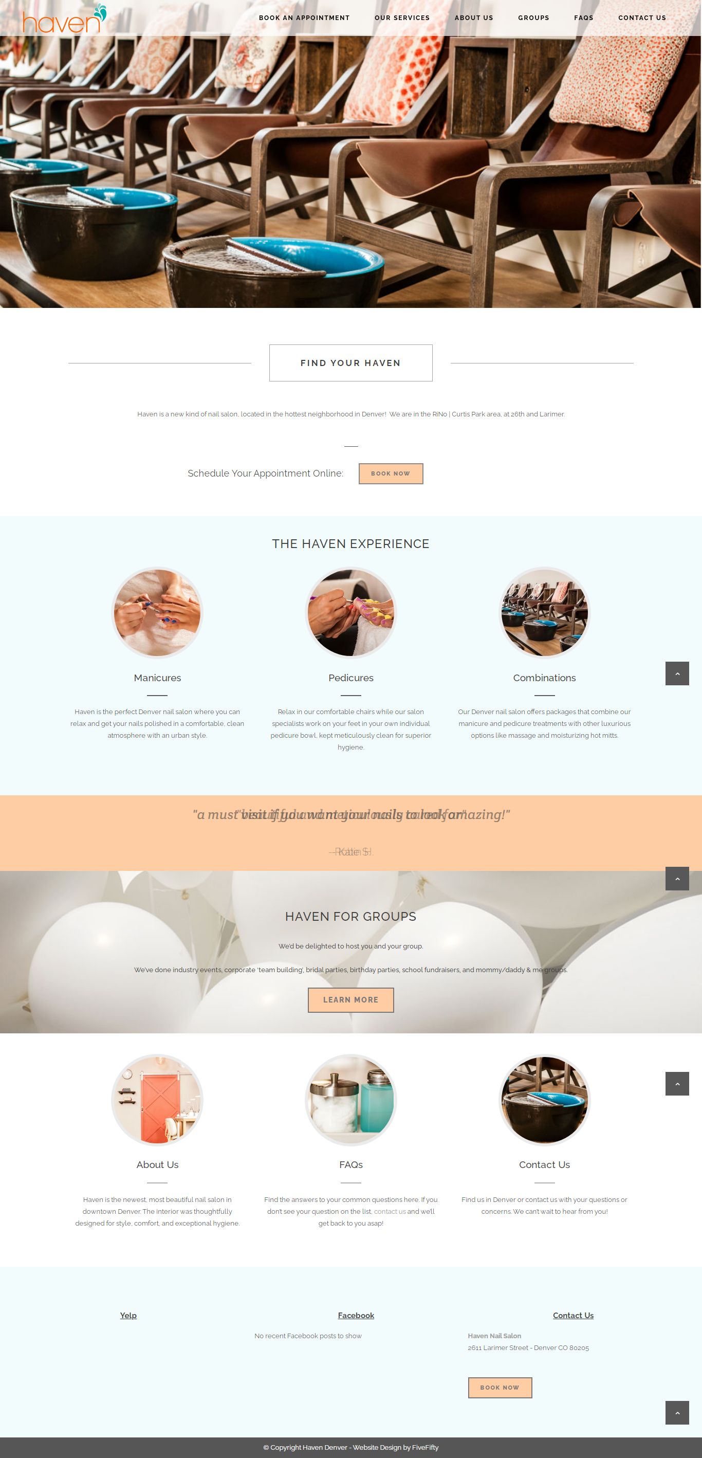 [euphorea] Thiết kế Website web salon nails - havendenvercom