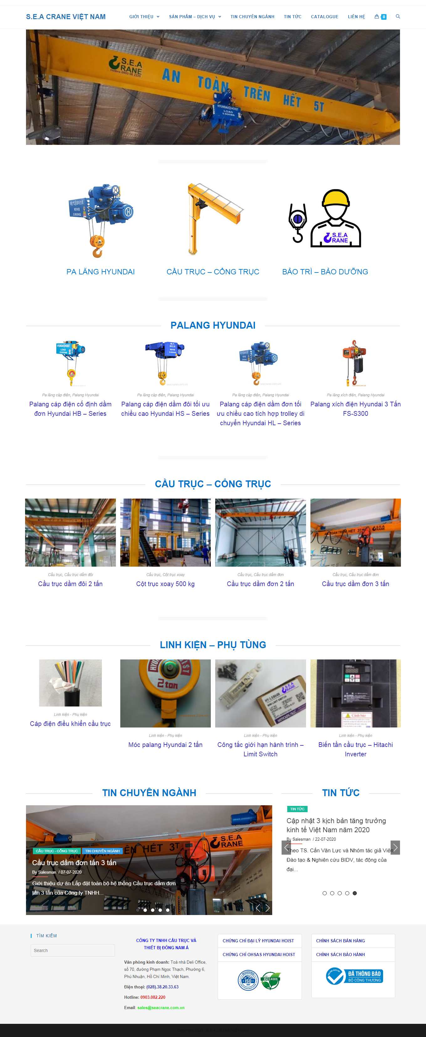 [kientruchdecor] Thiết kế Website web có sẵn - wwwseacrane-vncom