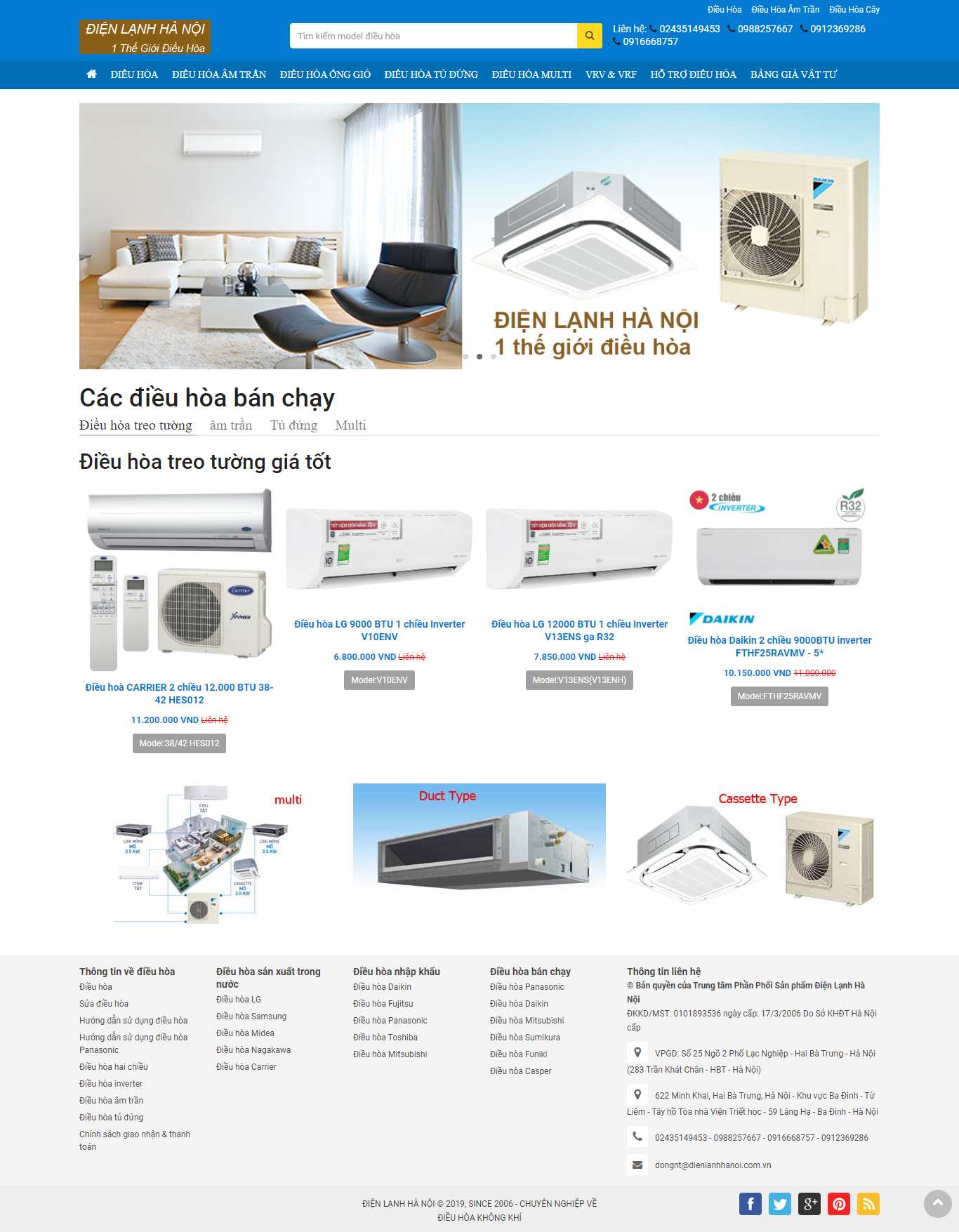 [dienlanhhanoi] Thiết kế Website web điện lạnh - wwwdienlanhhanoicomvn