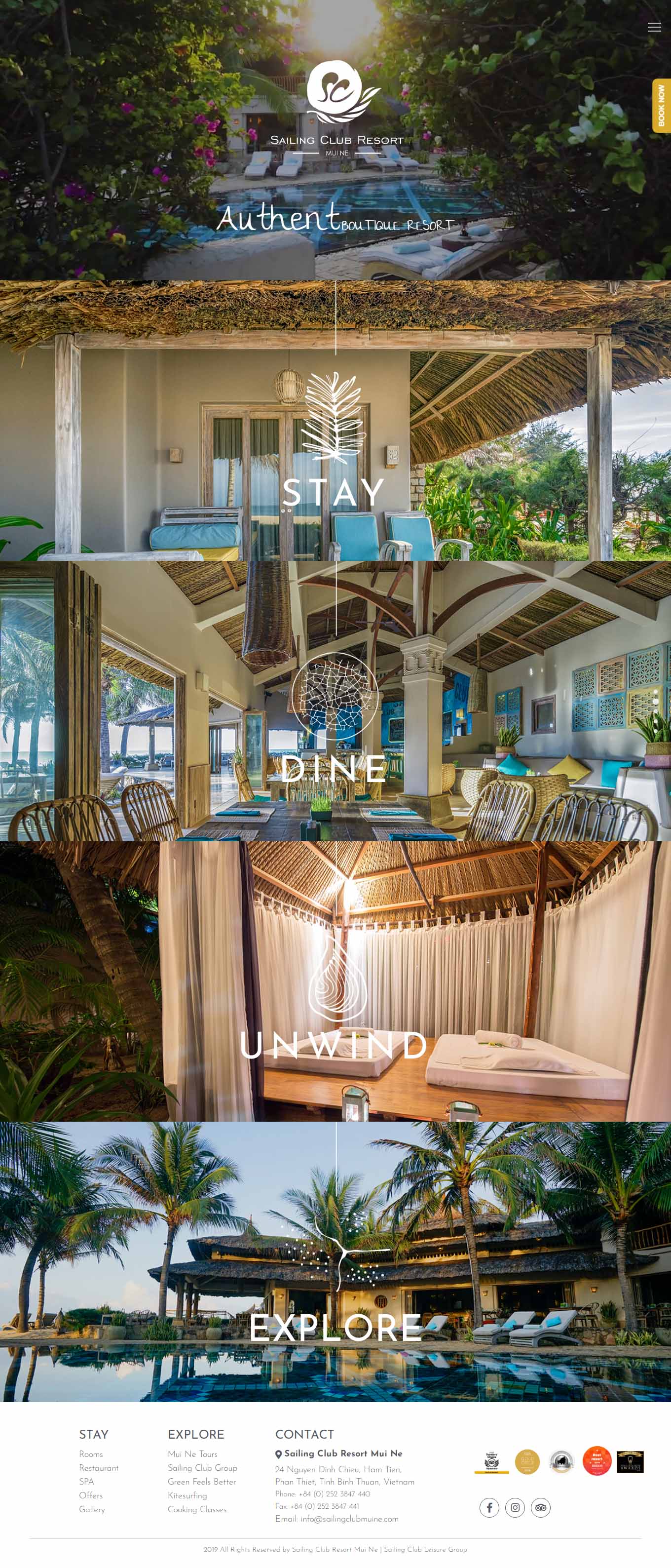 [yendungresort] Thiết kế Website web khu resort - wwwsailingclubmuinecom