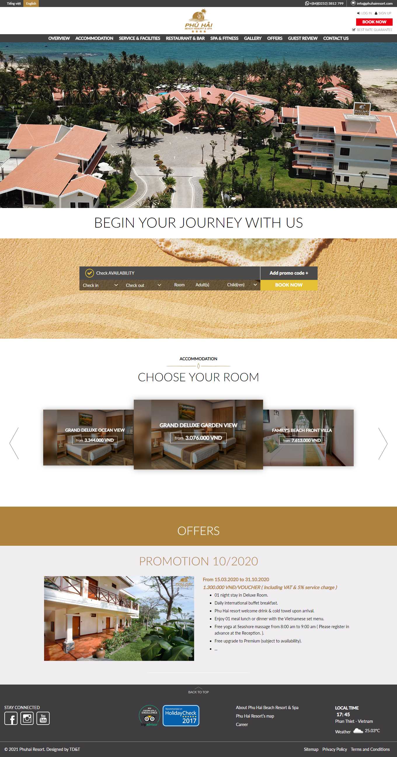 [yendungresort] Thiết kế Website web khu resort - wwwphuhairesortcom