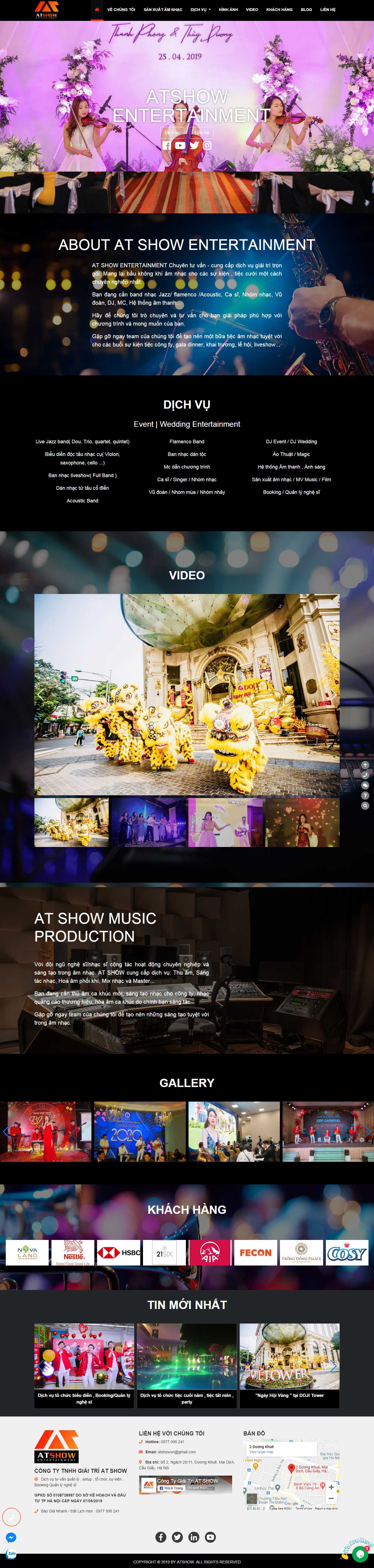 Thiết kế Website web chuyên nghiệp hà nội - atshowvn