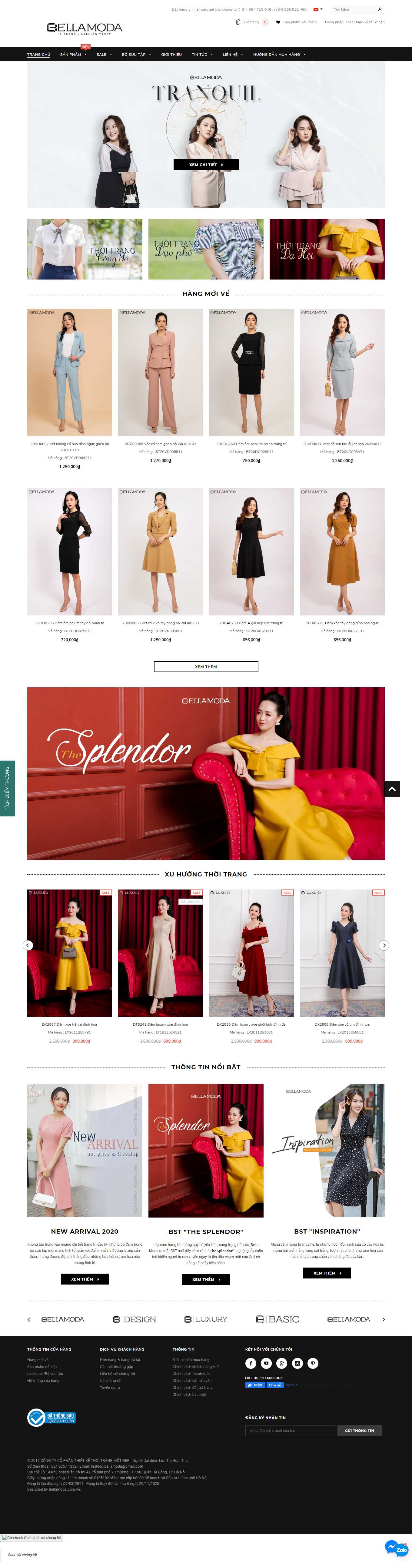 Thiết kế Website web chuyên nghiệp hà nội - bellamodacomvn