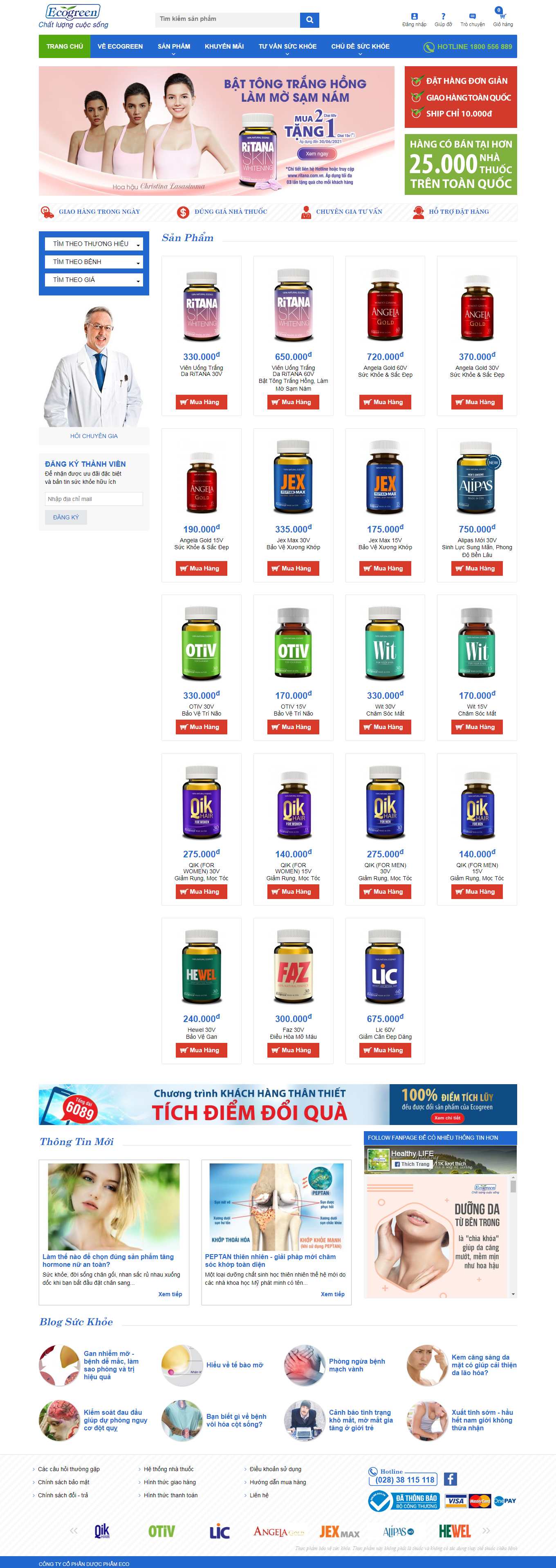 [mulrose] Thiết kế Website web chuyên nghiệp tại tphcm - ecogreencomvn