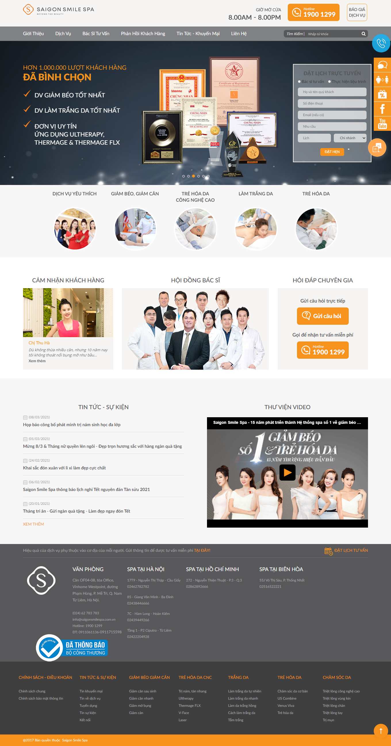 [giant] Thiết kế Website web quảng cáo google - saigonsmilespacomvn
