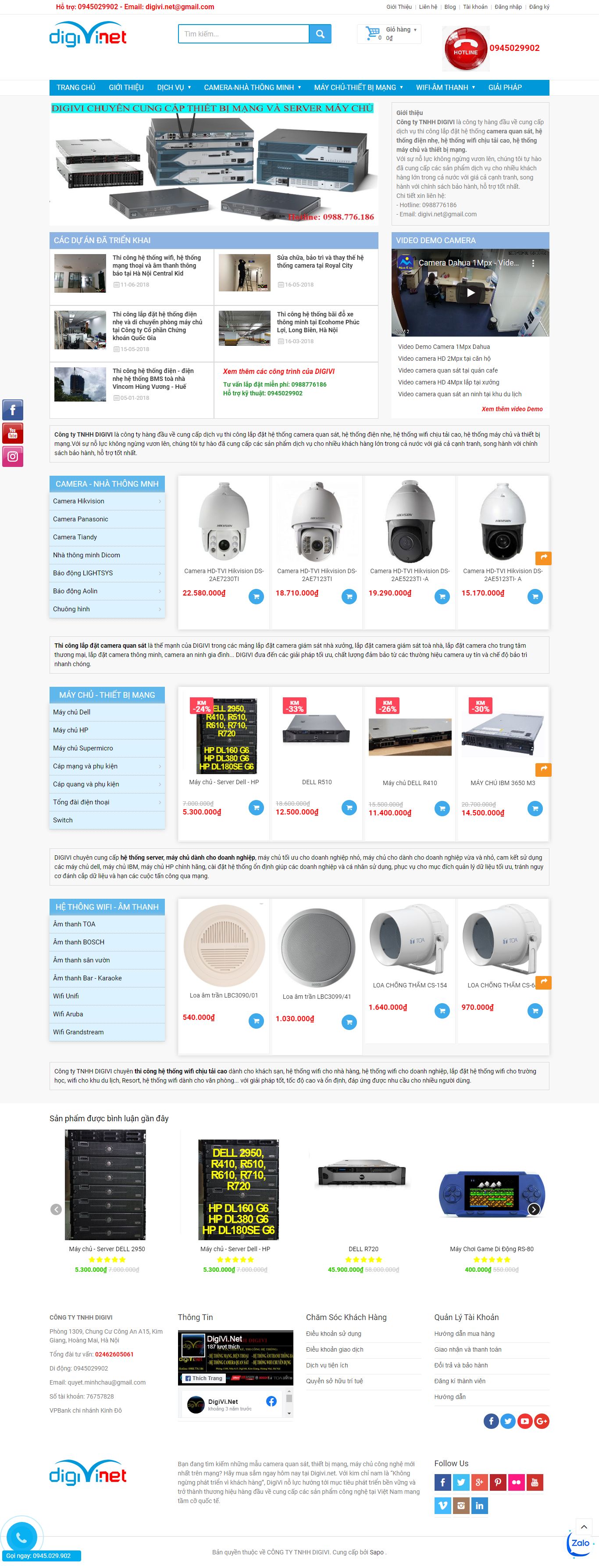 [ictnews] Thiết kế Website web viễn thông - digivinet