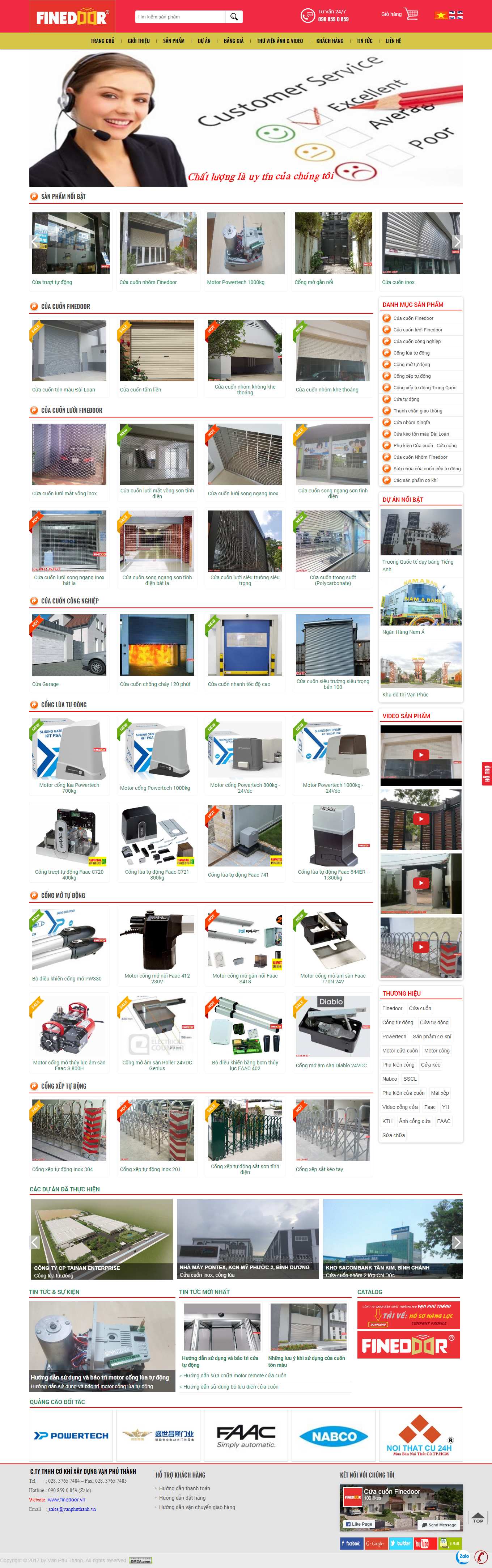 [vinalink] Thiết kế Website web quảng cáo facebook - finedoorvn