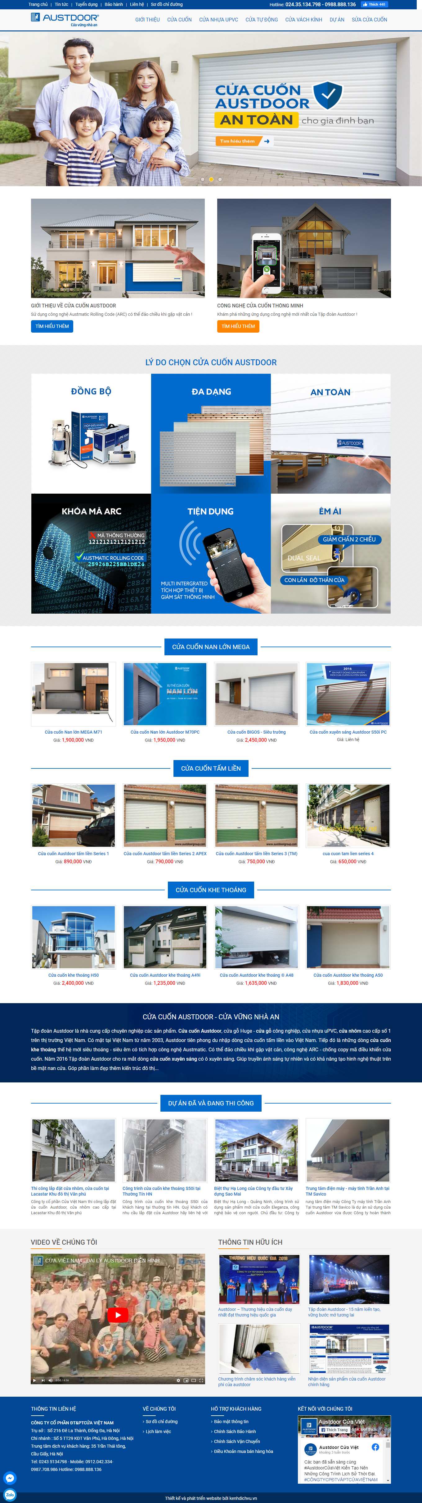 [vinalink] Thiết kế Website web quảng cáo facebook - cuacuonaustdoornet