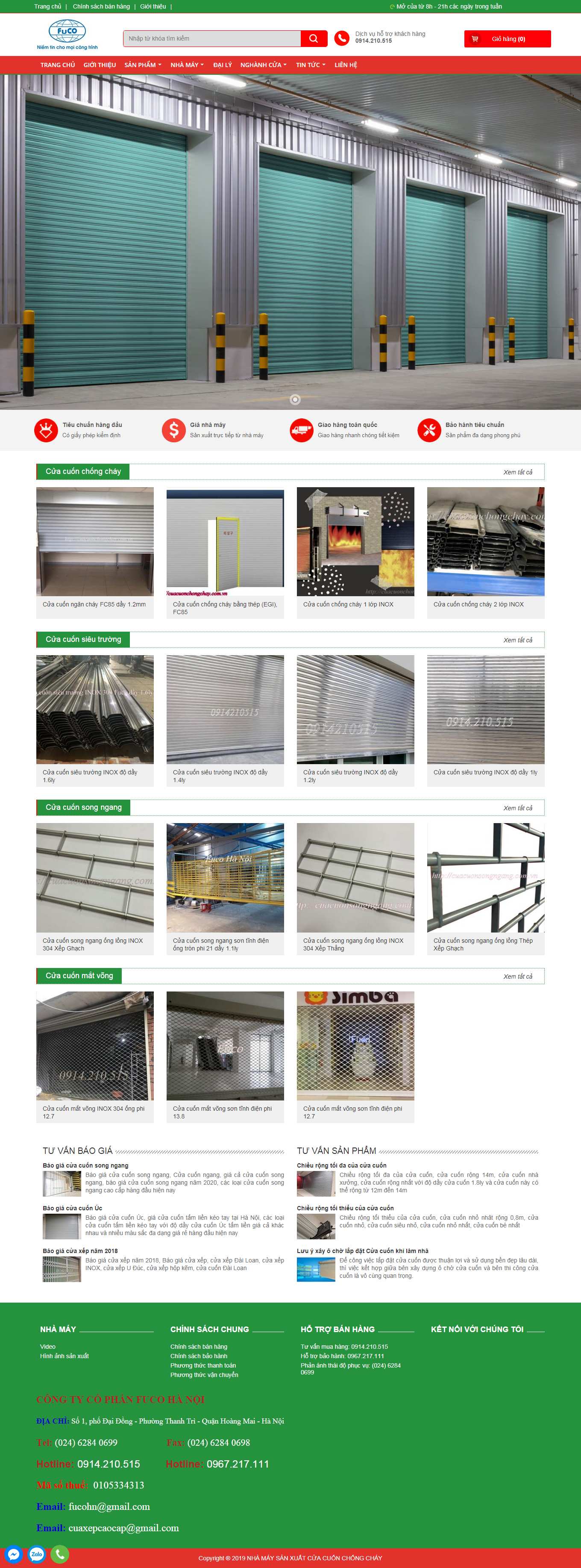 [vinalink] Thiết kế Website web quảng cáo facebook - cuacuonchongchaycomvn