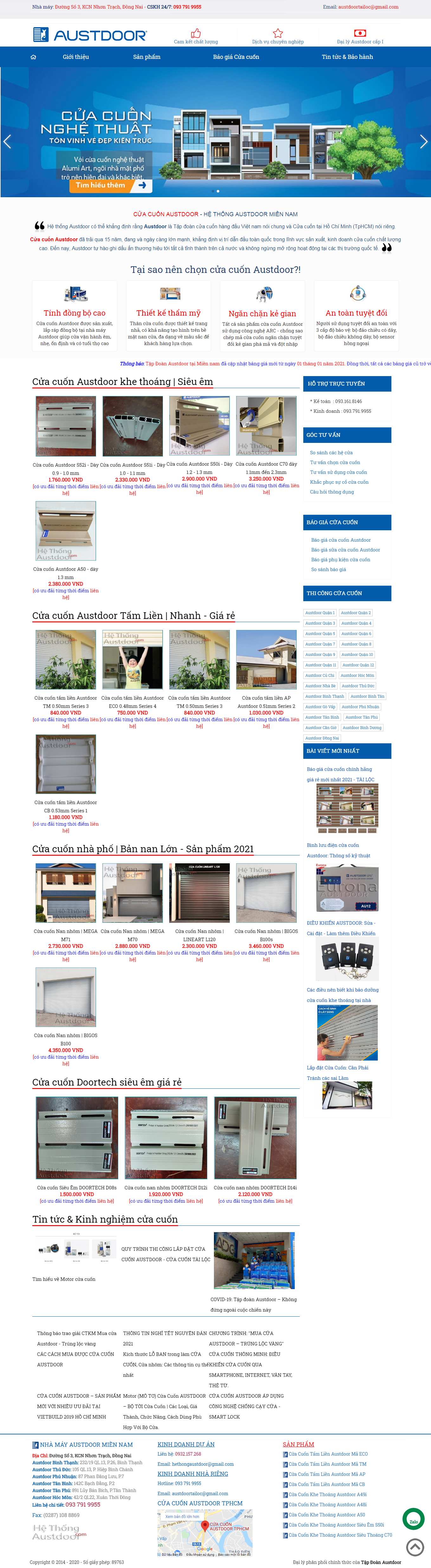 [vinalink] Thiết kế Website web quảng cáo facebook - hethongaustdoorcom