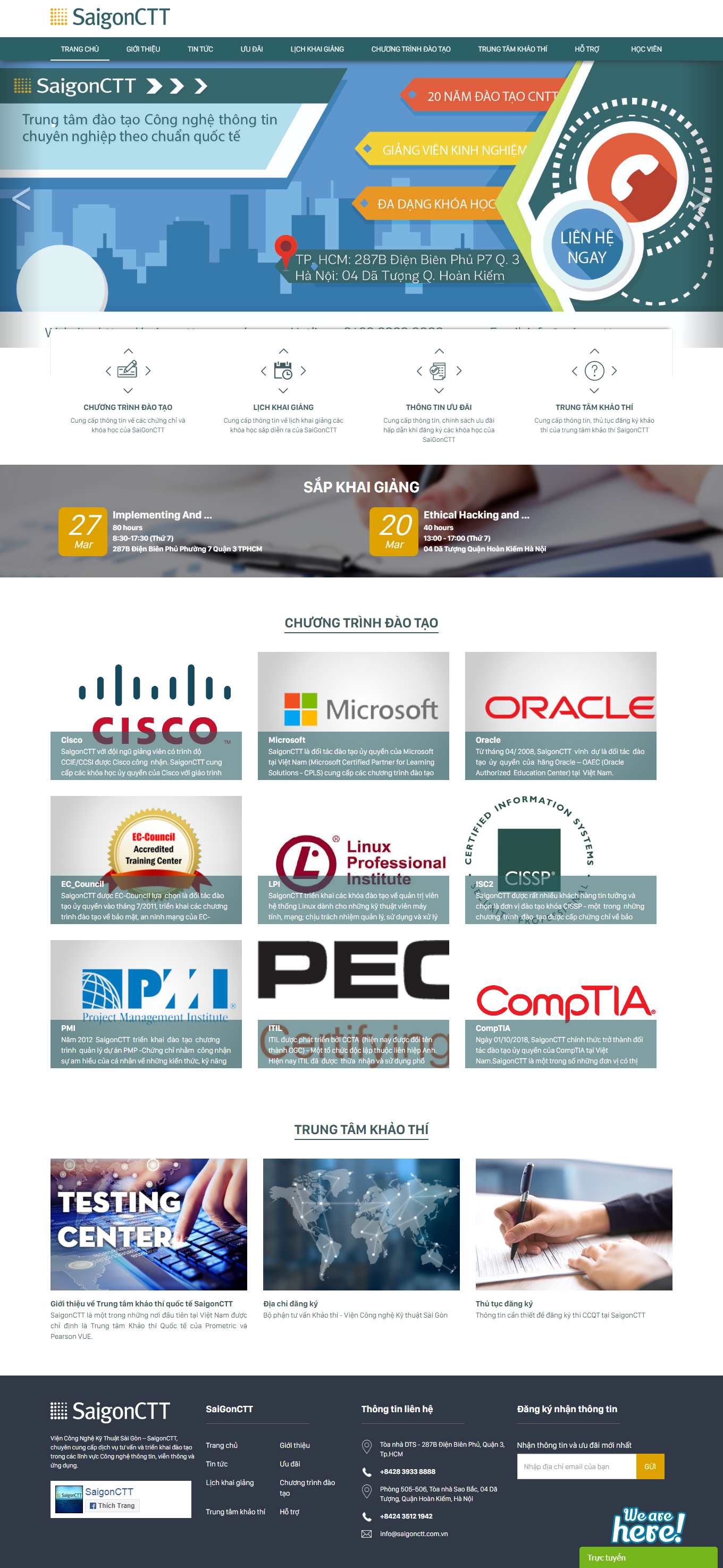 [procad] Thiết kế Website web công nghệ thông tin - saigoncttcomvn