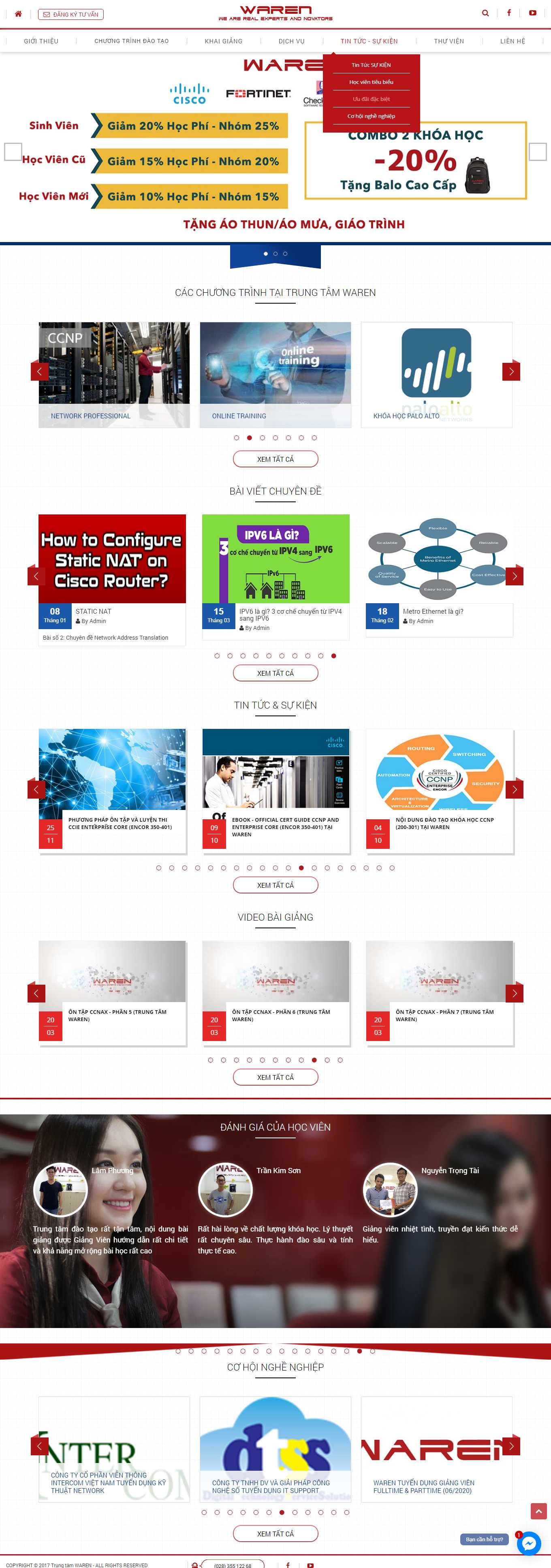 [procad] Thiết kế Website web công nghệ thông tin - warenvn